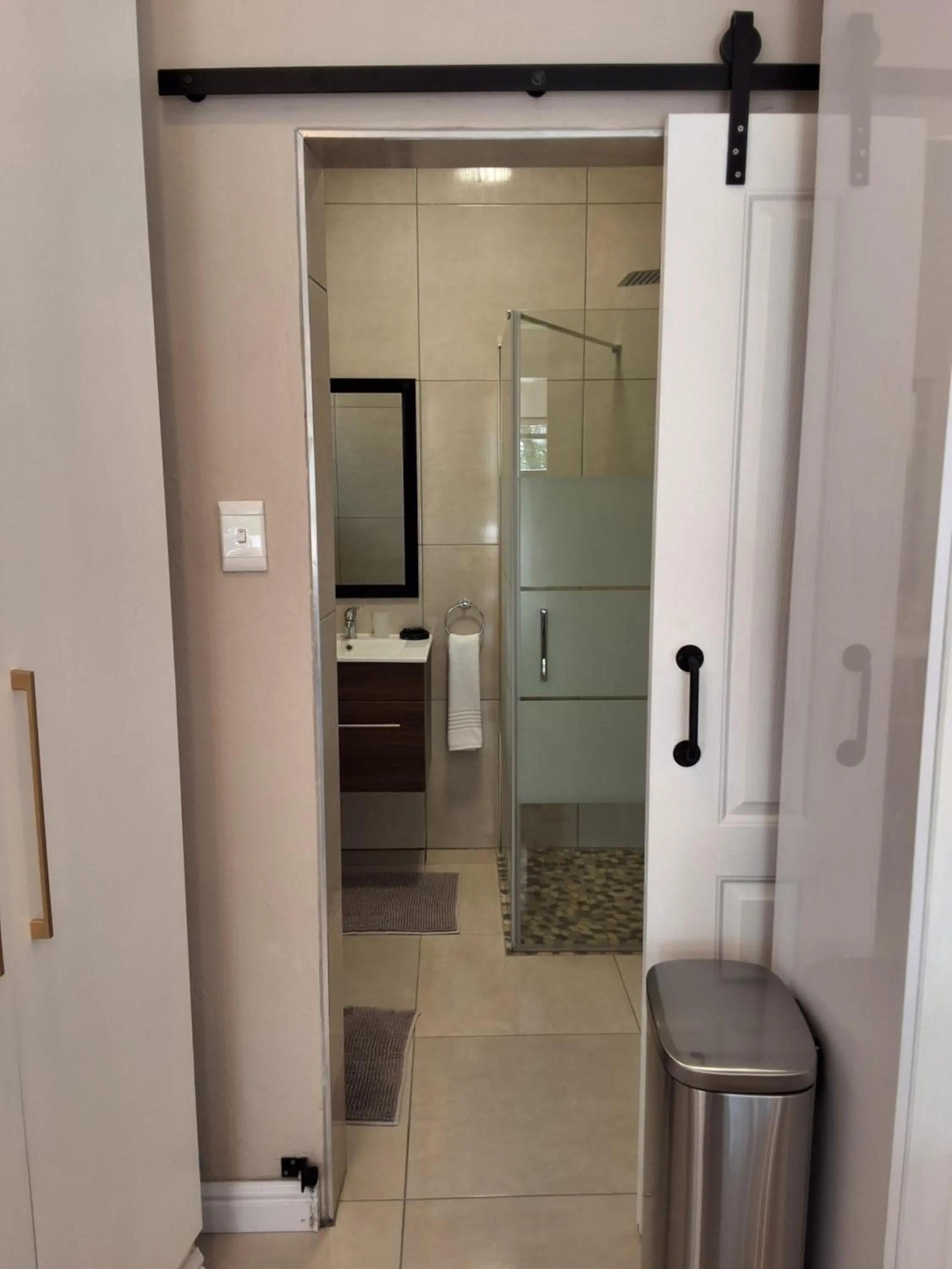 Bathroom in CityView, a stunning modern apartment