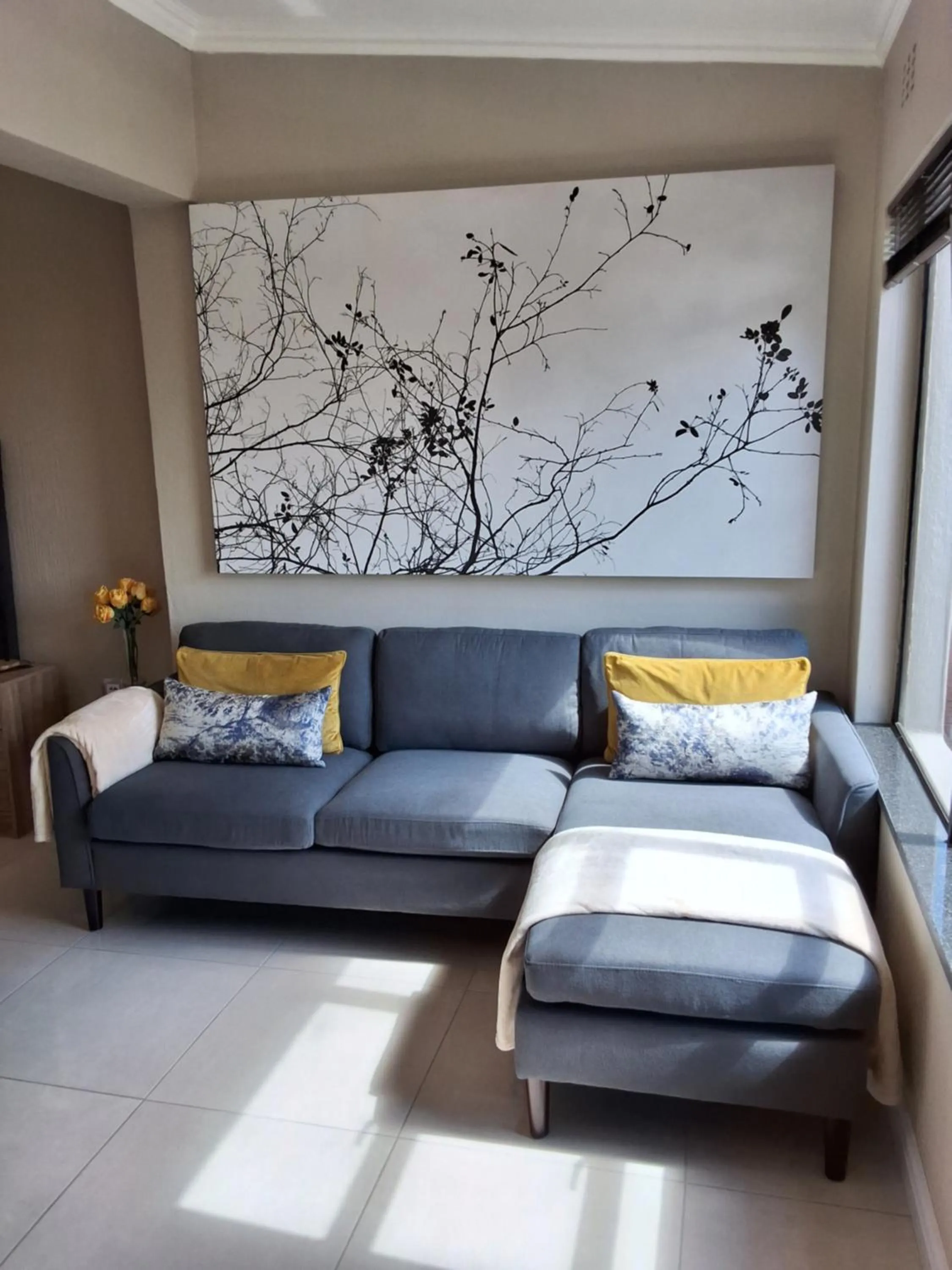 Living room in CityView, a stunning modern apartment