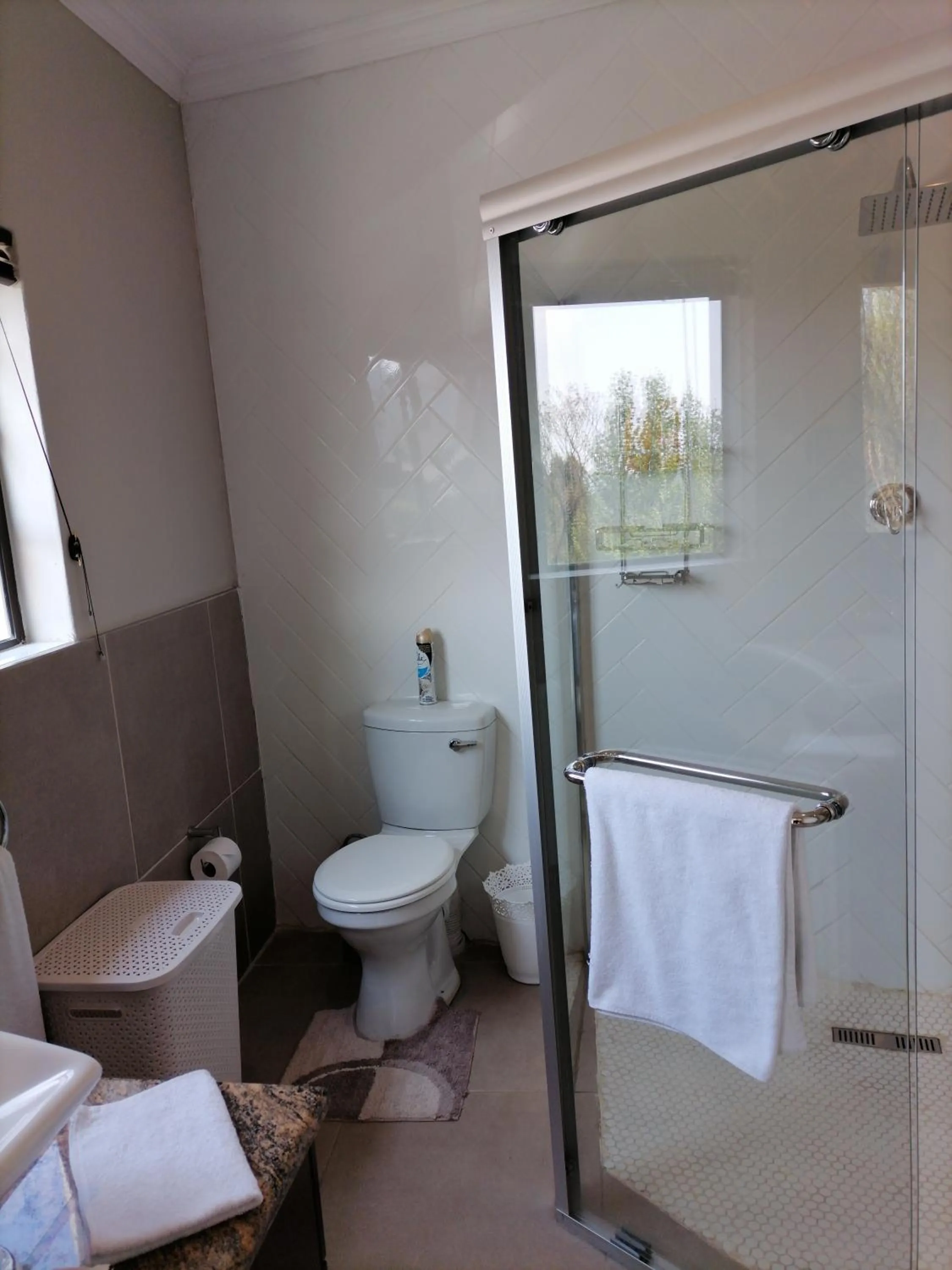 Shower in CityView, a stunning modern apartment