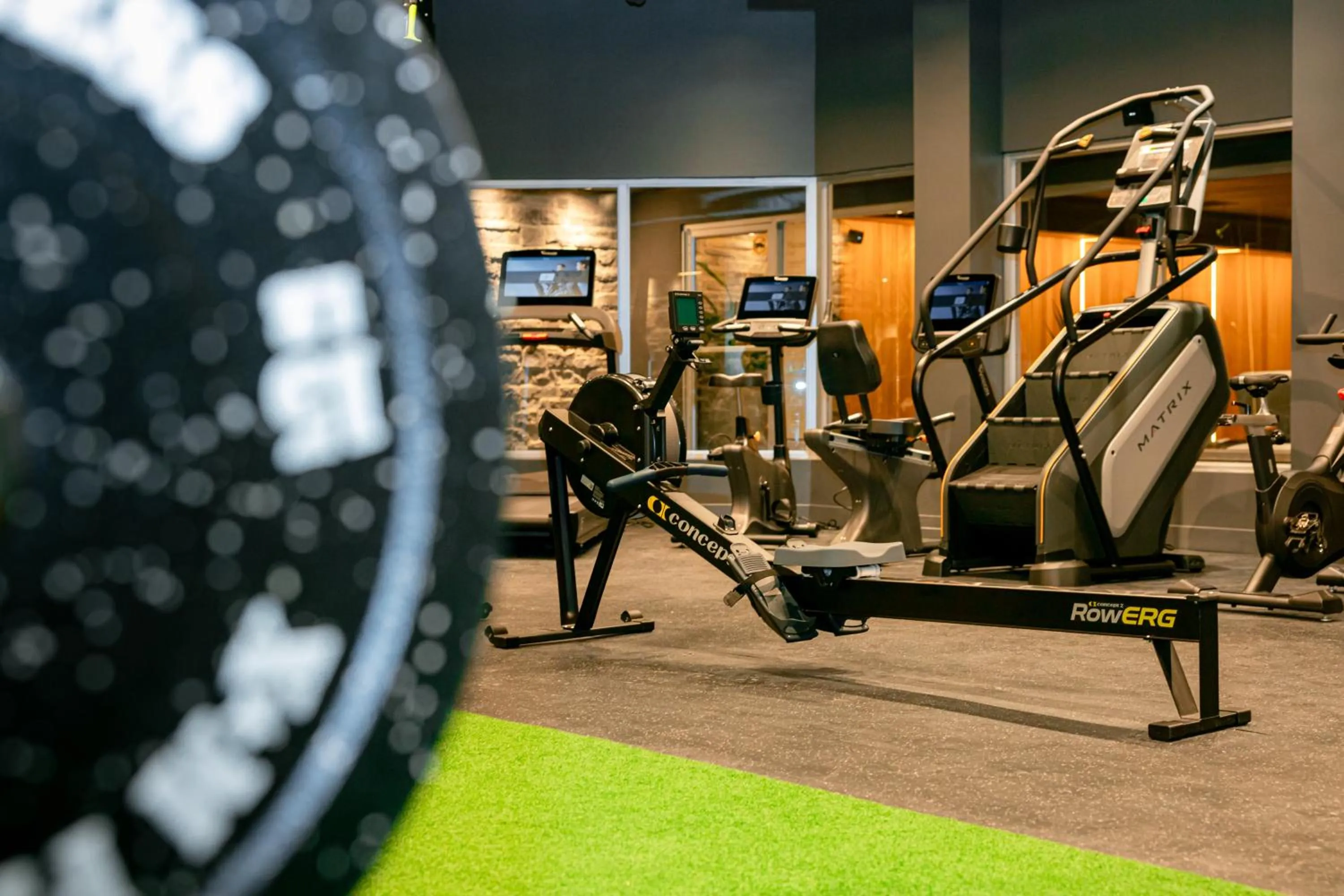 Fitness centre/facilities in Hotel Manoir Victoria