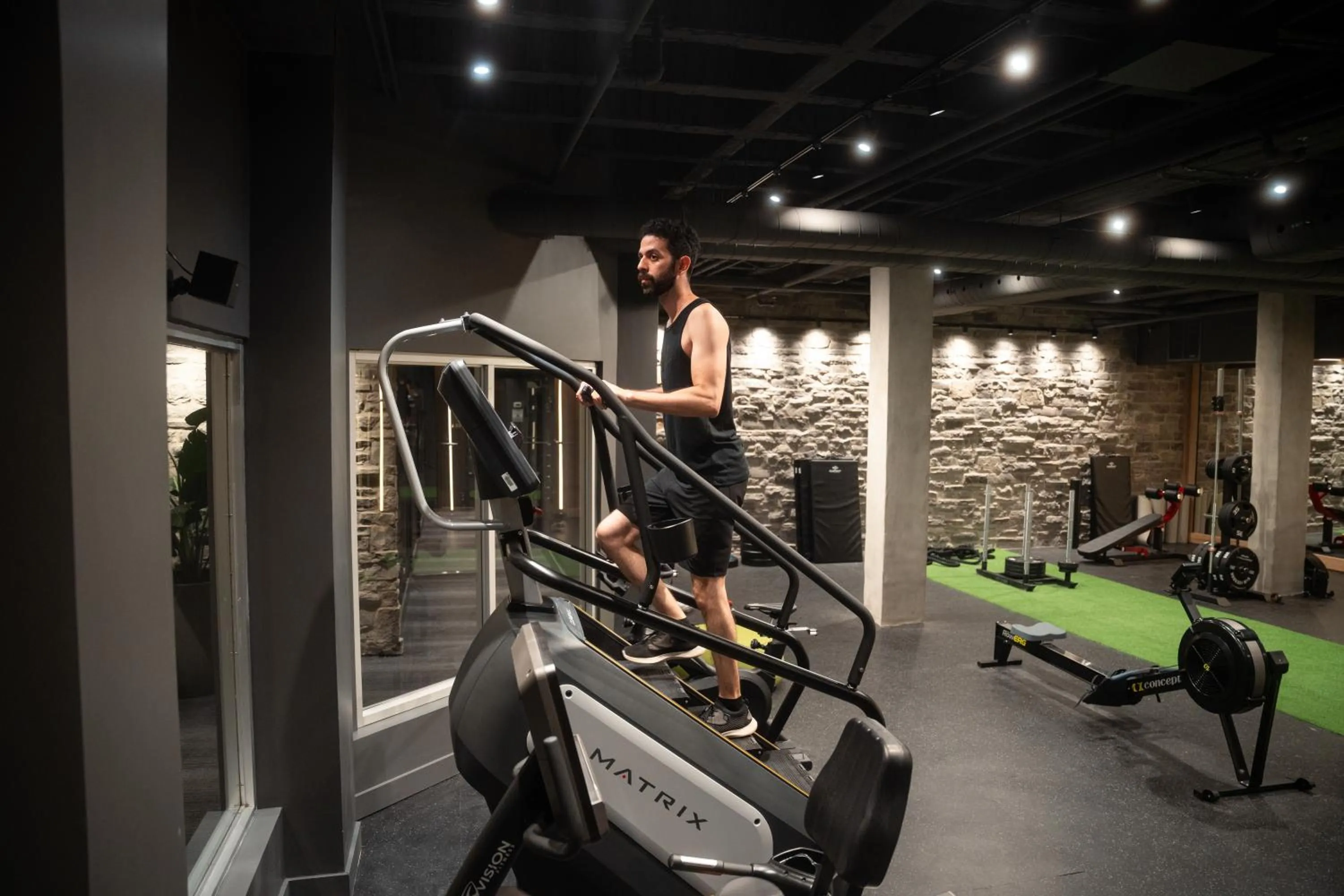 Fitness centre/facilities in Hotel Manoir Victoria