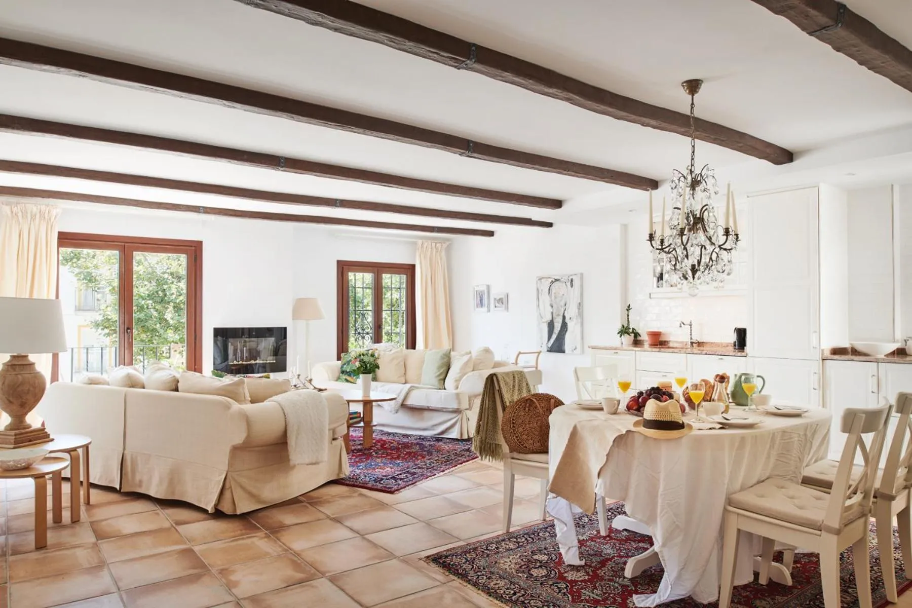 Living room in Balcon de Europa