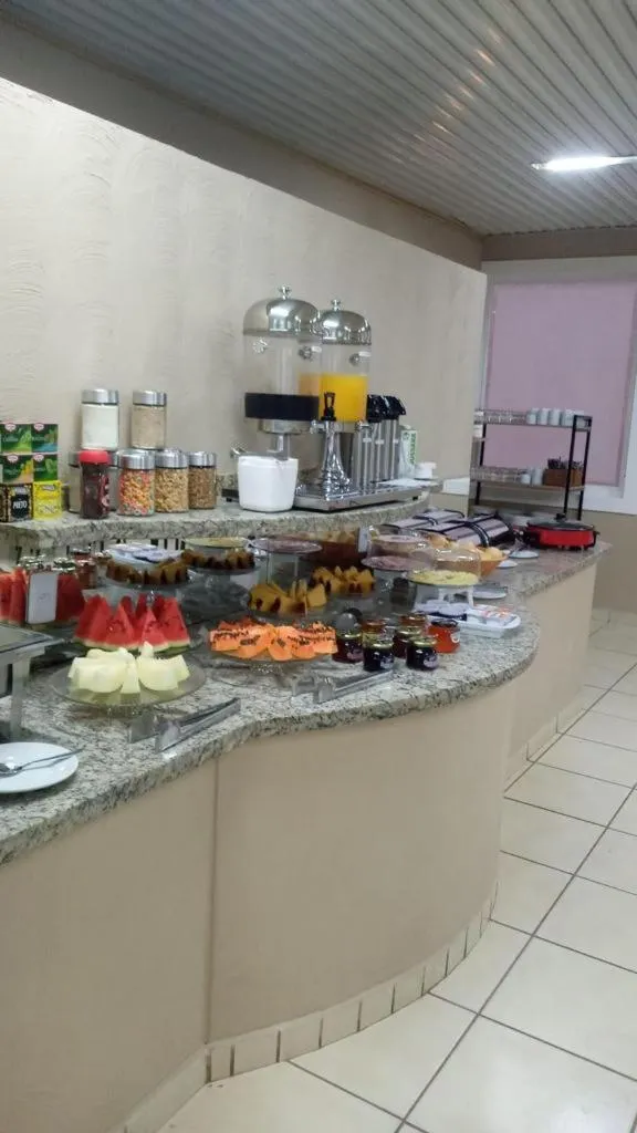 Buffet breakfast in Bravo City Hotel São Jose do Rio Preto Ltda