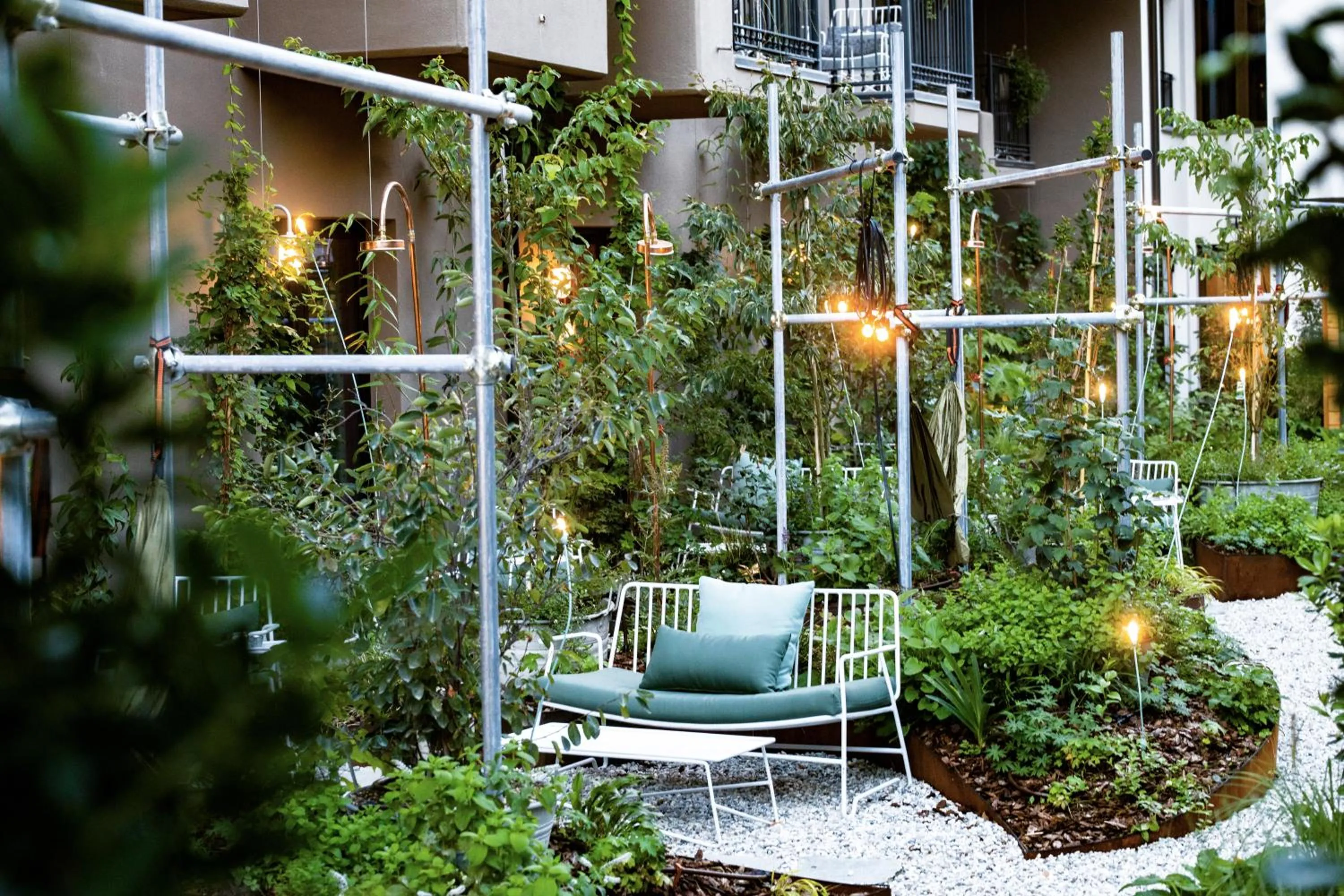 Balcony/Terrace in 25hours Hotel Florence Piazza San Paolino