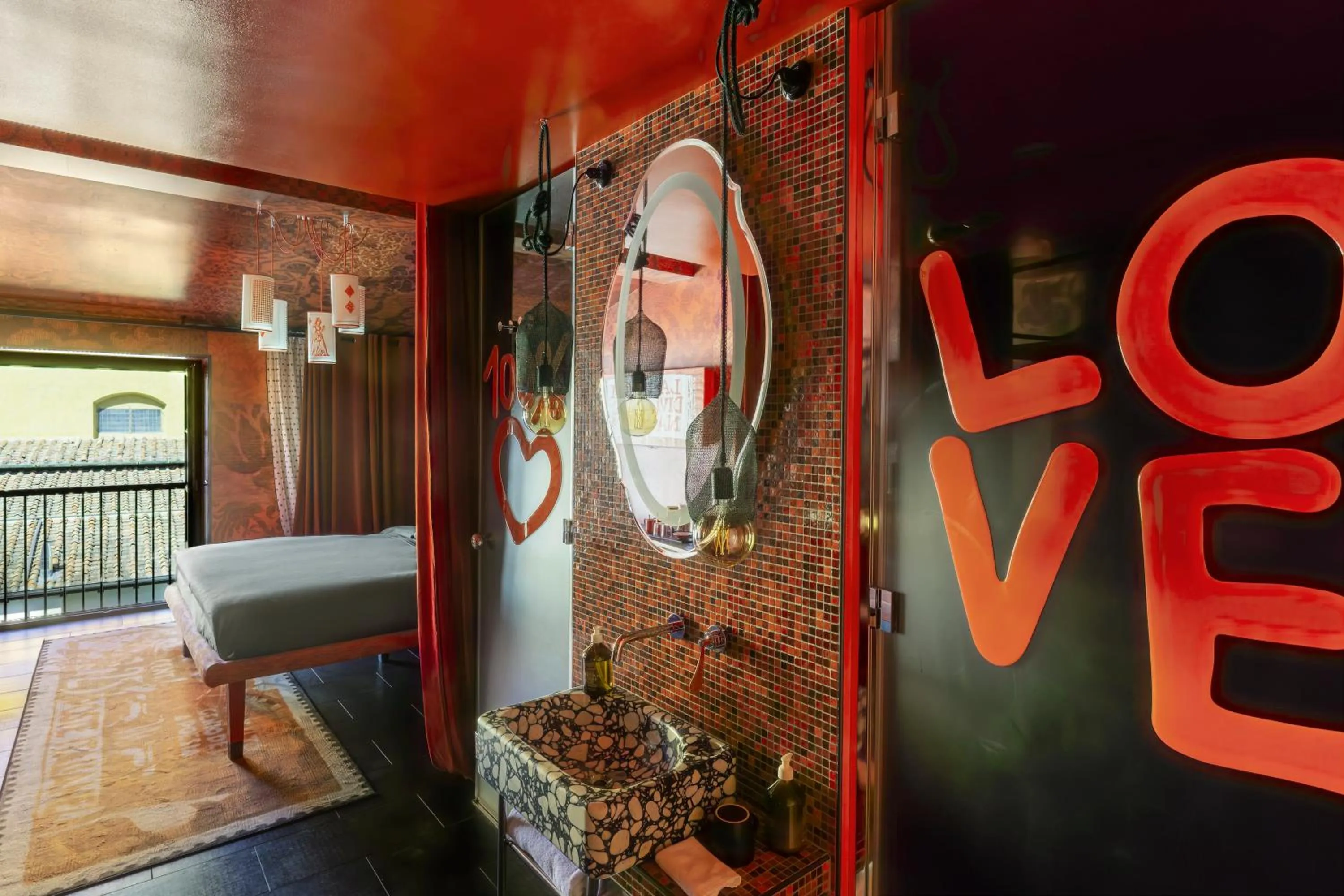 Bathroom in 25hours Hotel Florence Piazza San Paolino