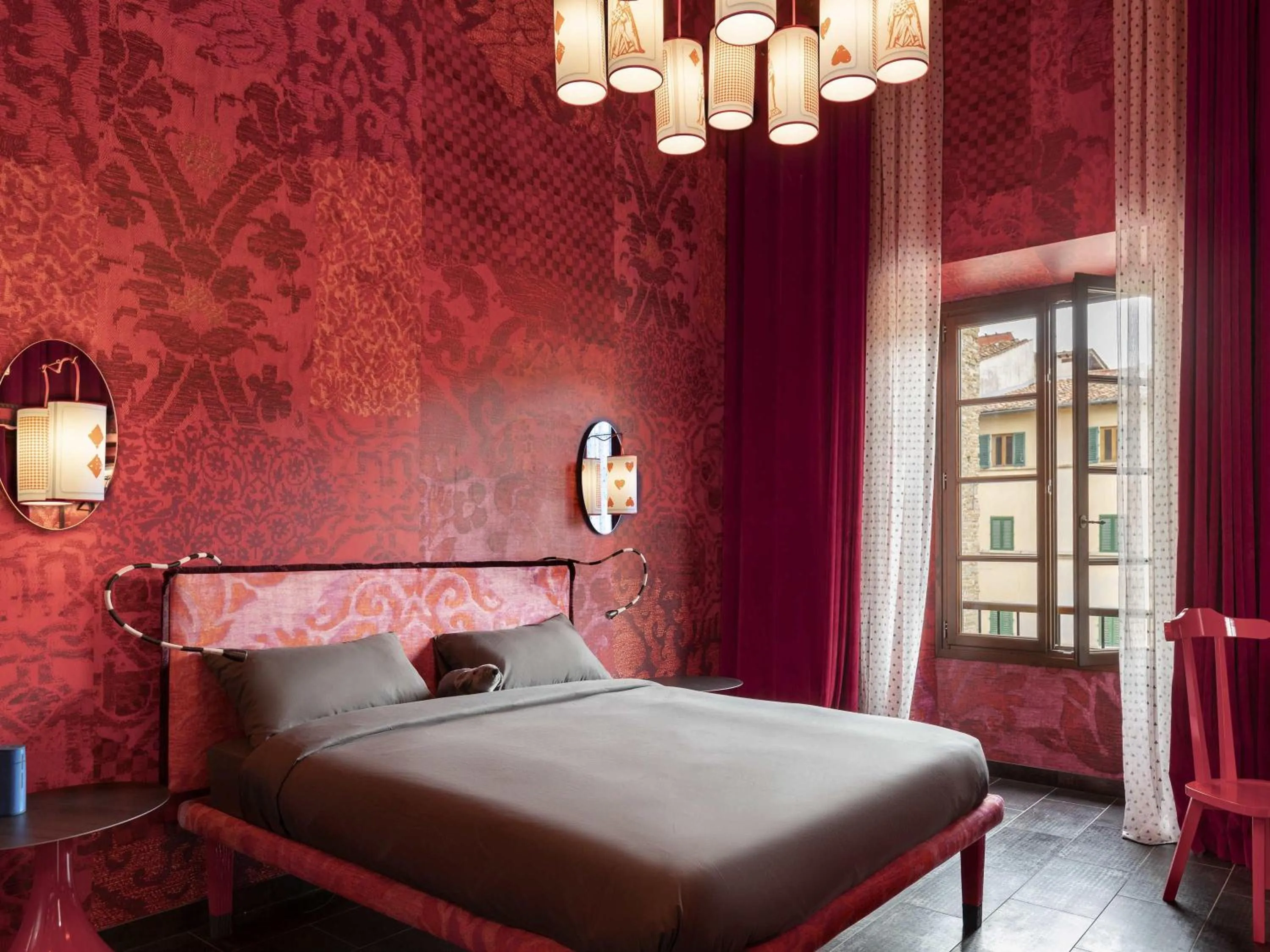 Bedroom, Bed in 25hours Hotel Florence Piazza San Paolino