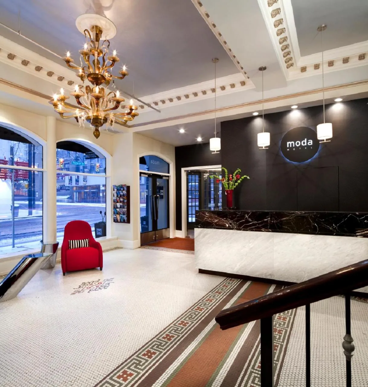 Lobby or reception in Moda Hotel