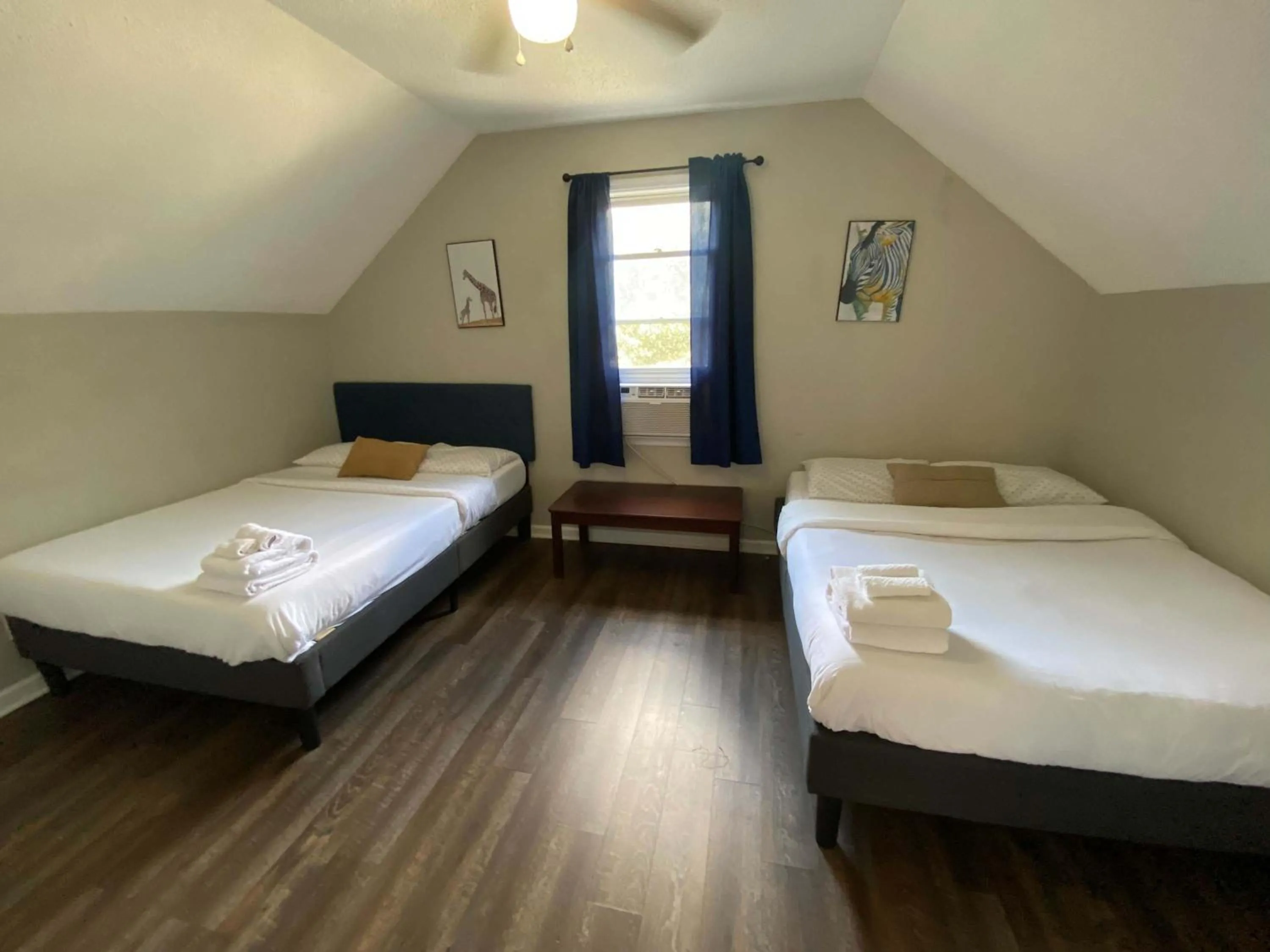 Bed in The Garnet Goliath Columbias Biggest BnB Yard