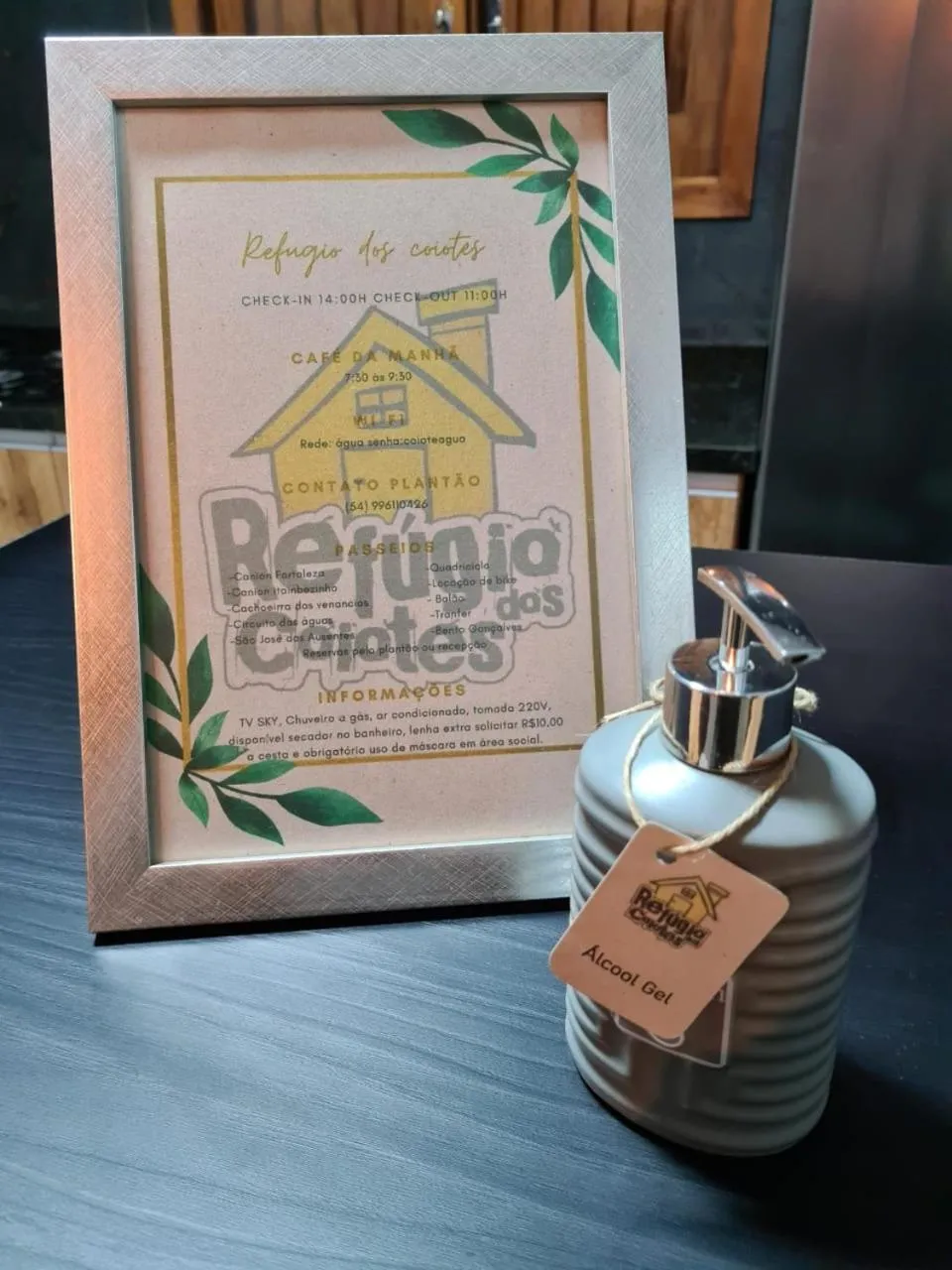 Living room in Refúgio dos Coiotes