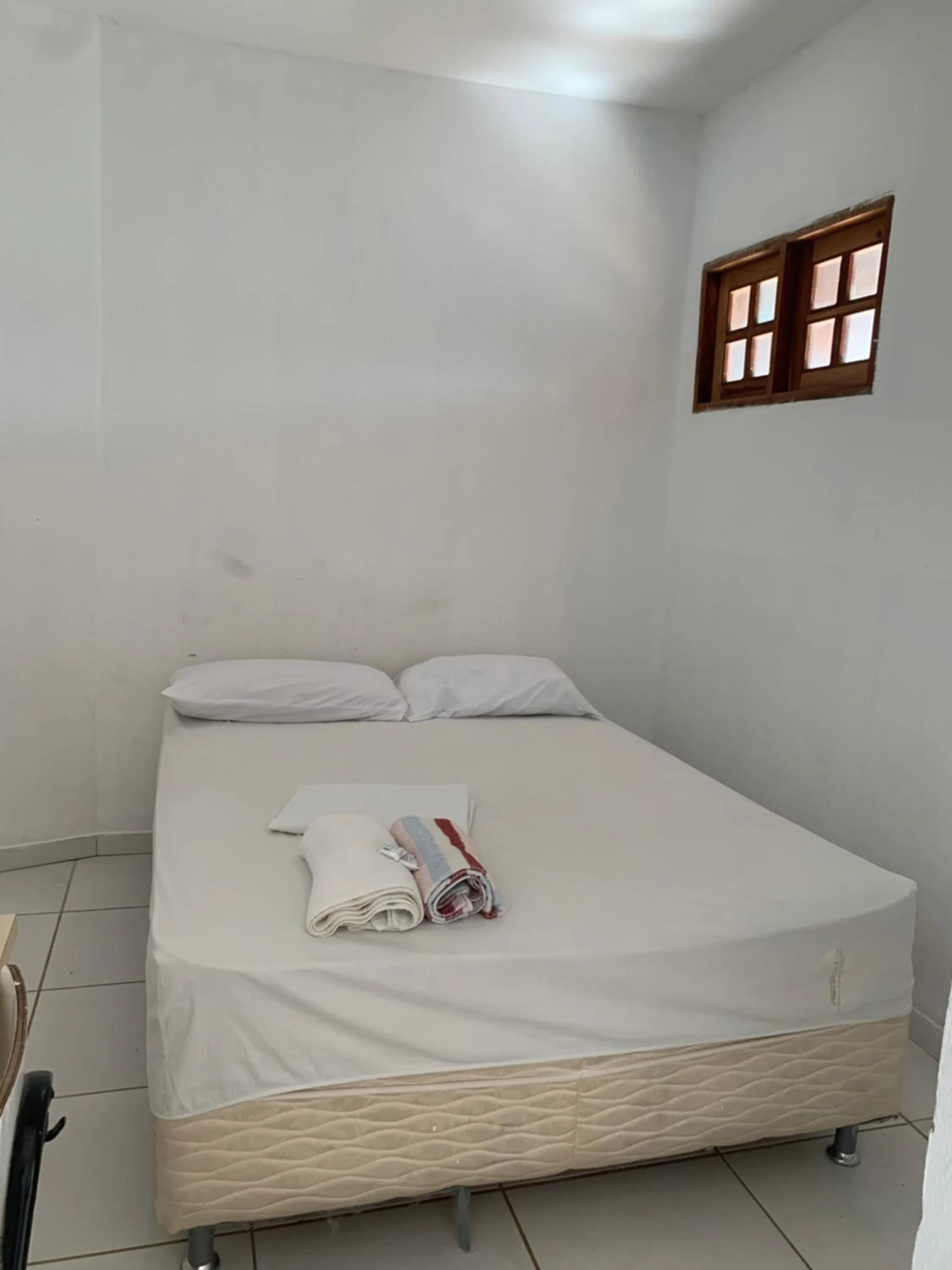 Bed in Pousada Cristo Rei-Parnaíba 24h