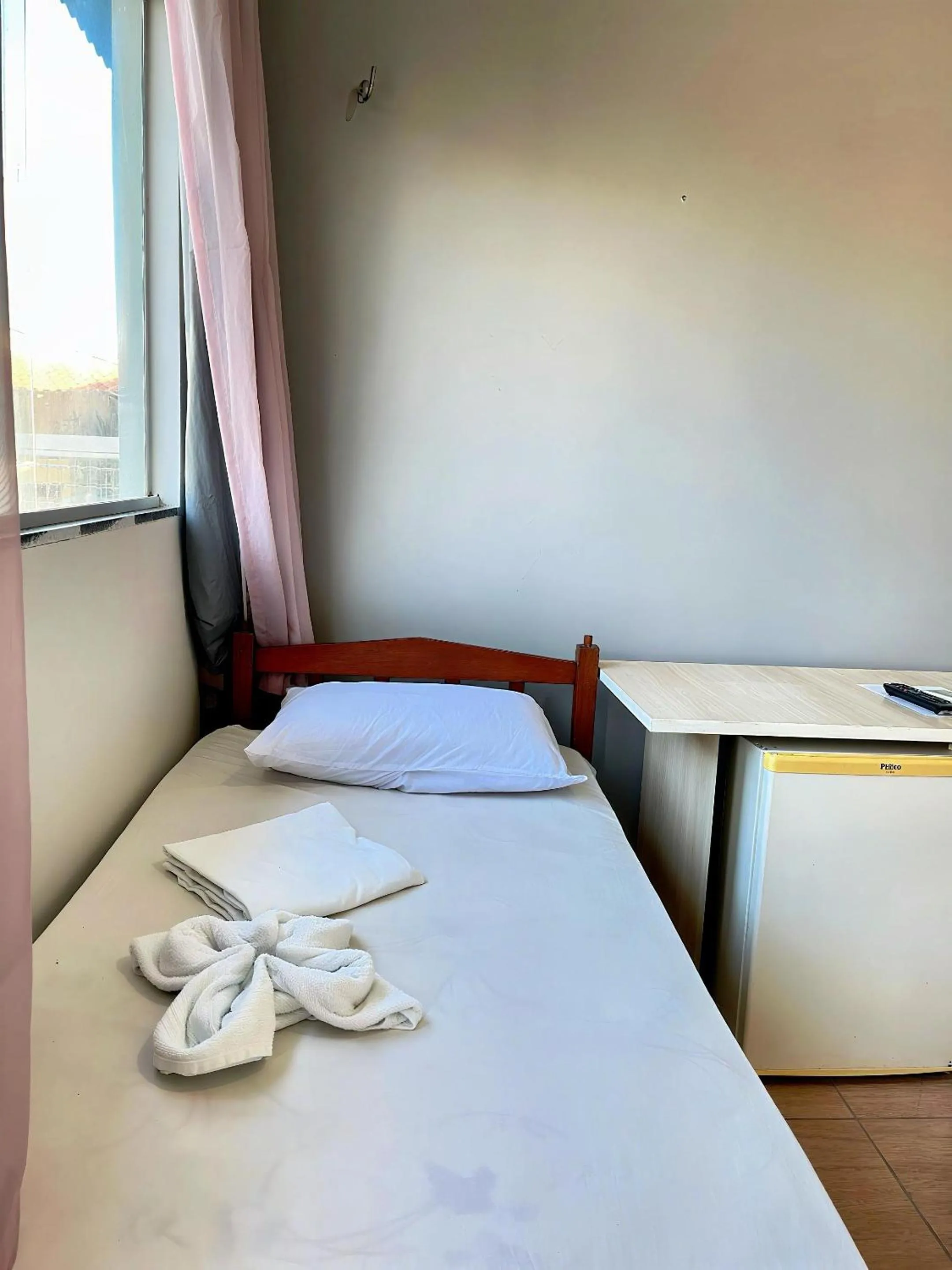 Bed in Pousada Cristo Rei-Parnaíba 24h