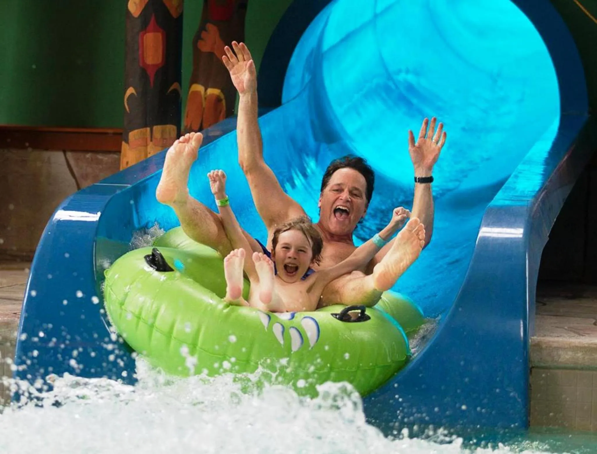 Aqua park in Great Wolf Lodge Waterpark Resort