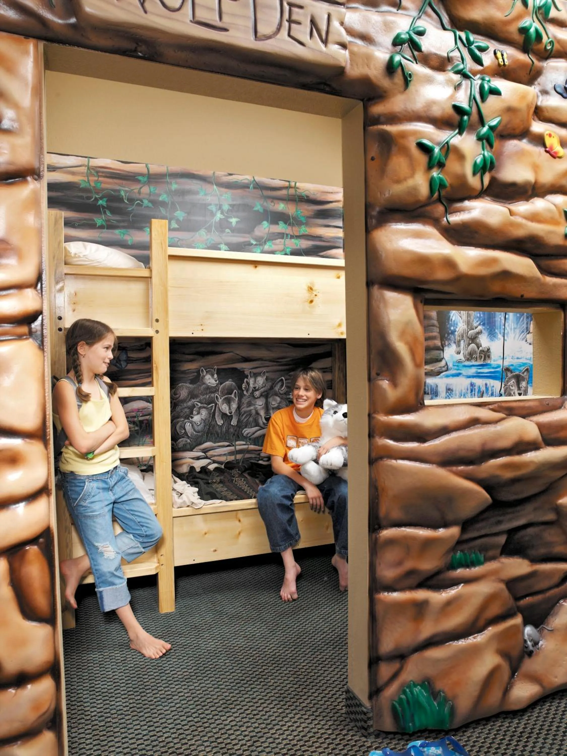 bunk bed in Great Wolf Lodge Waterpark Resort