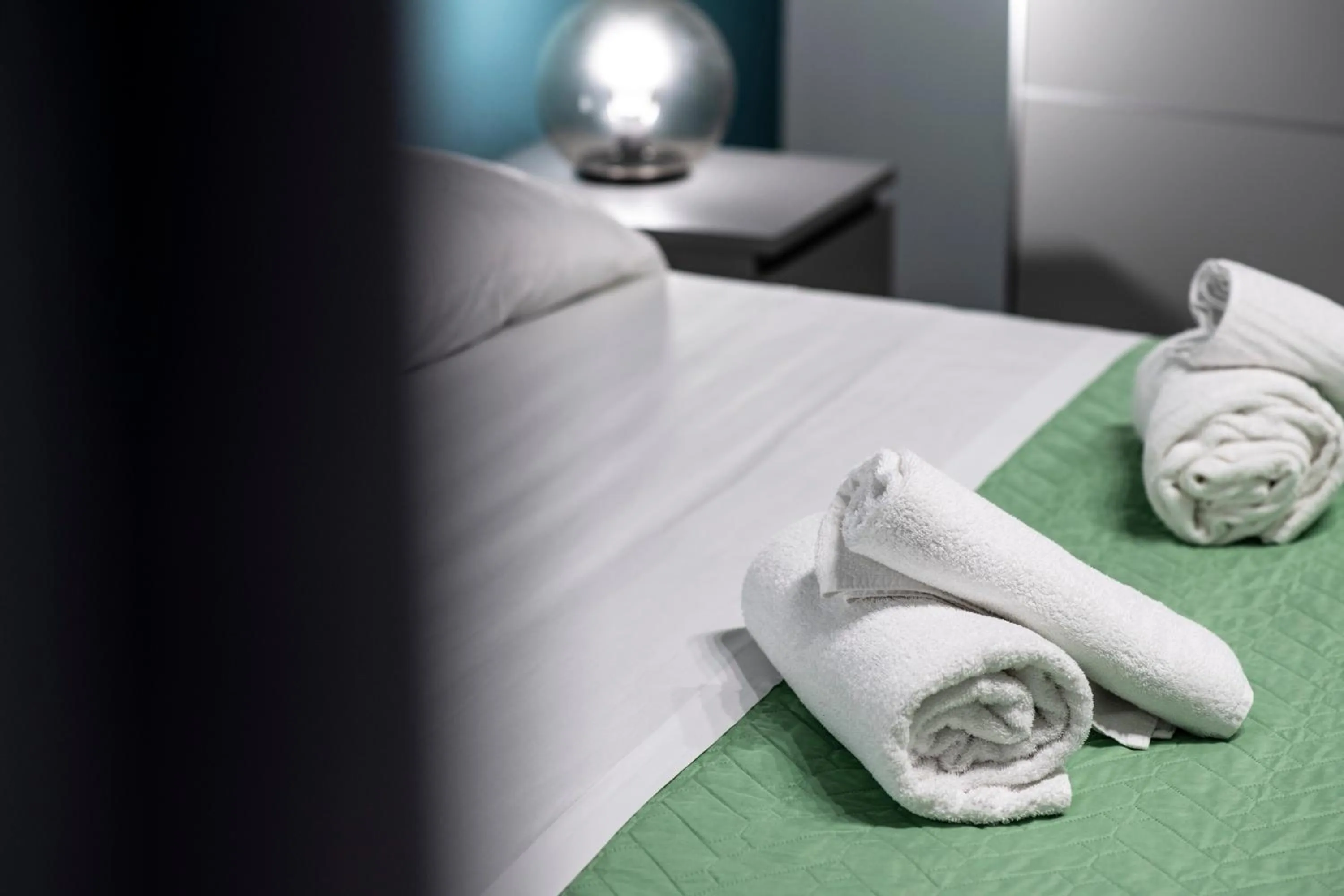 Bed in B&B Màkari holiday home