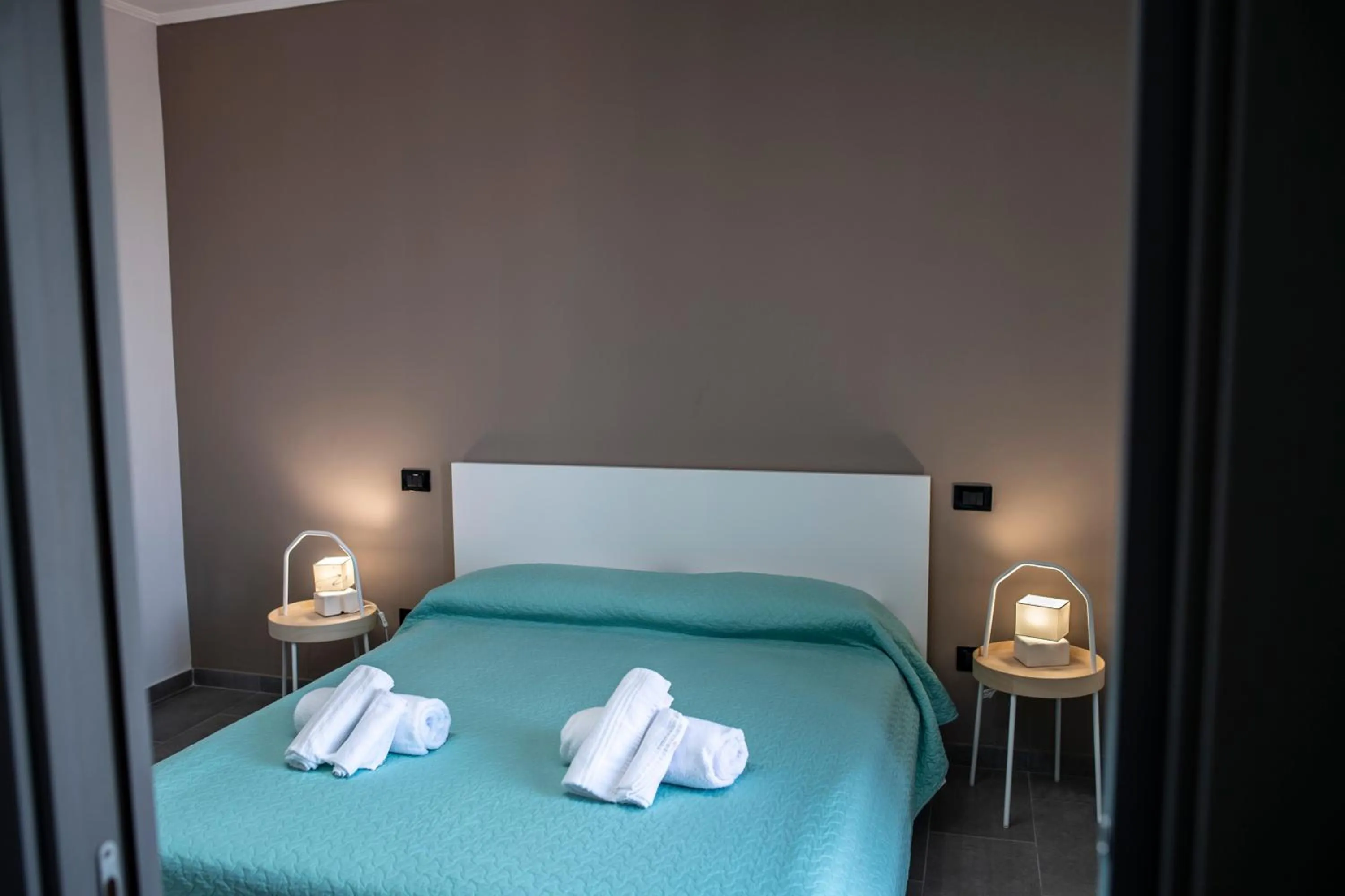 Bed in B&B Màkari holiday home