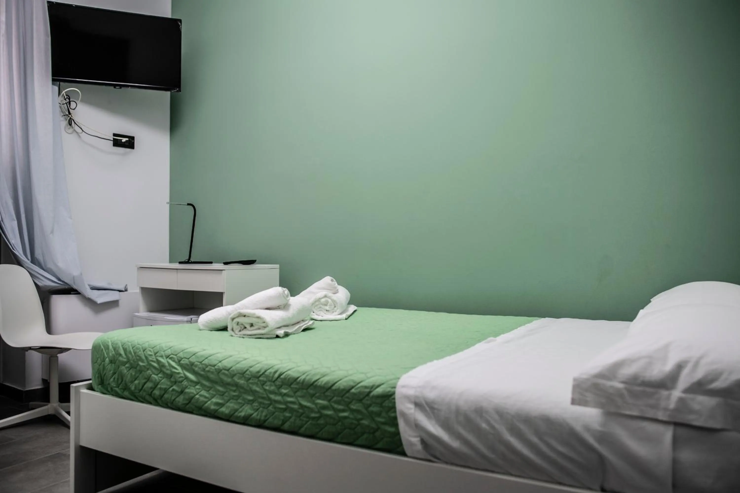 Bed in B&B Màkari holiday home