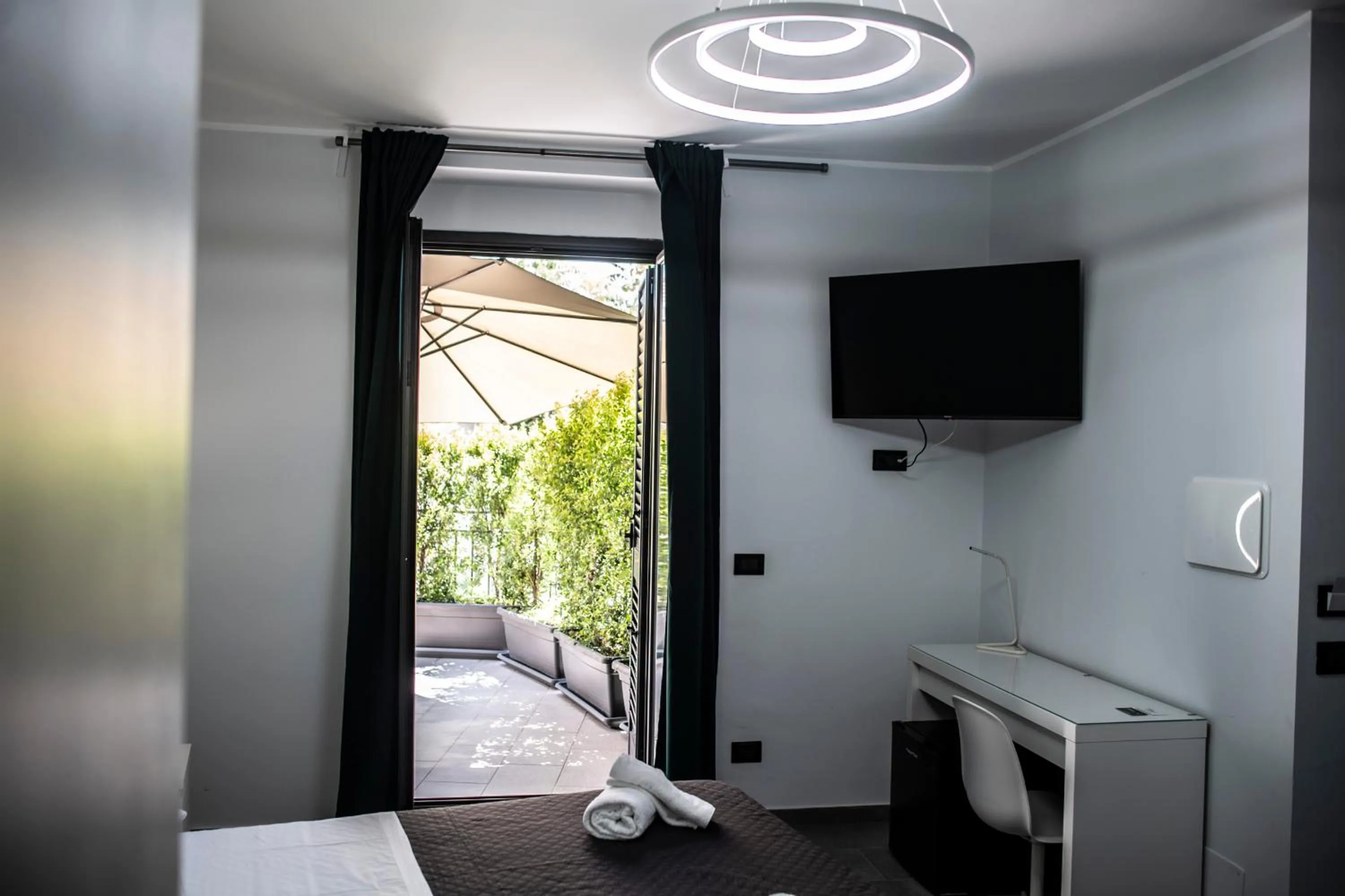 Bed in B&B Màkari holiday home