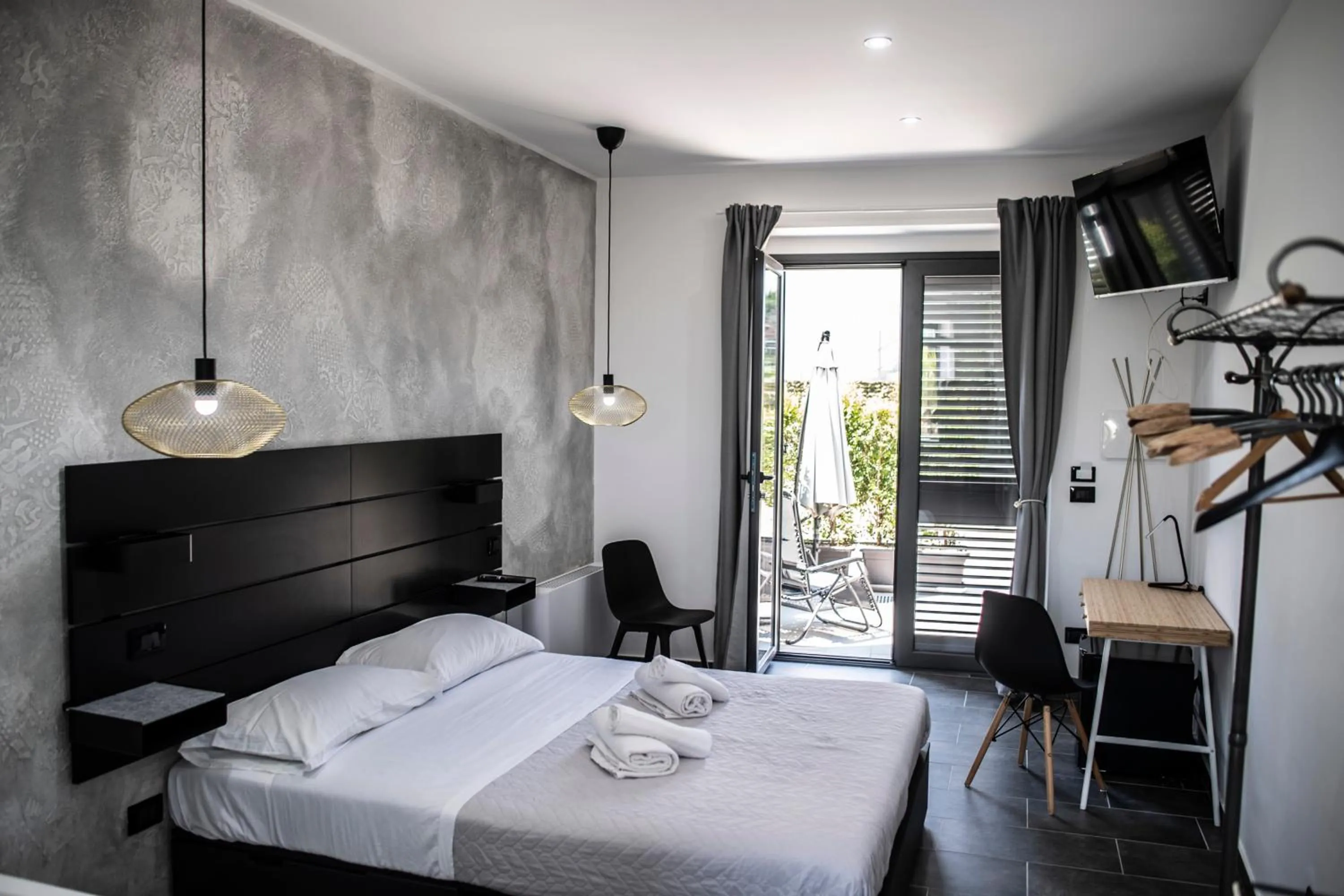 Bed in B&B Màkari holiday home