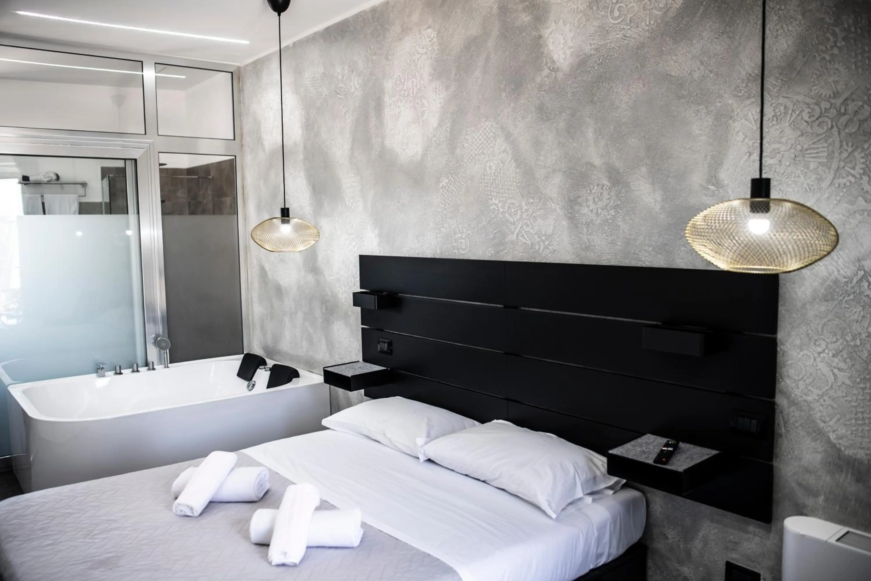 Bed in B&B Màkari holiday home