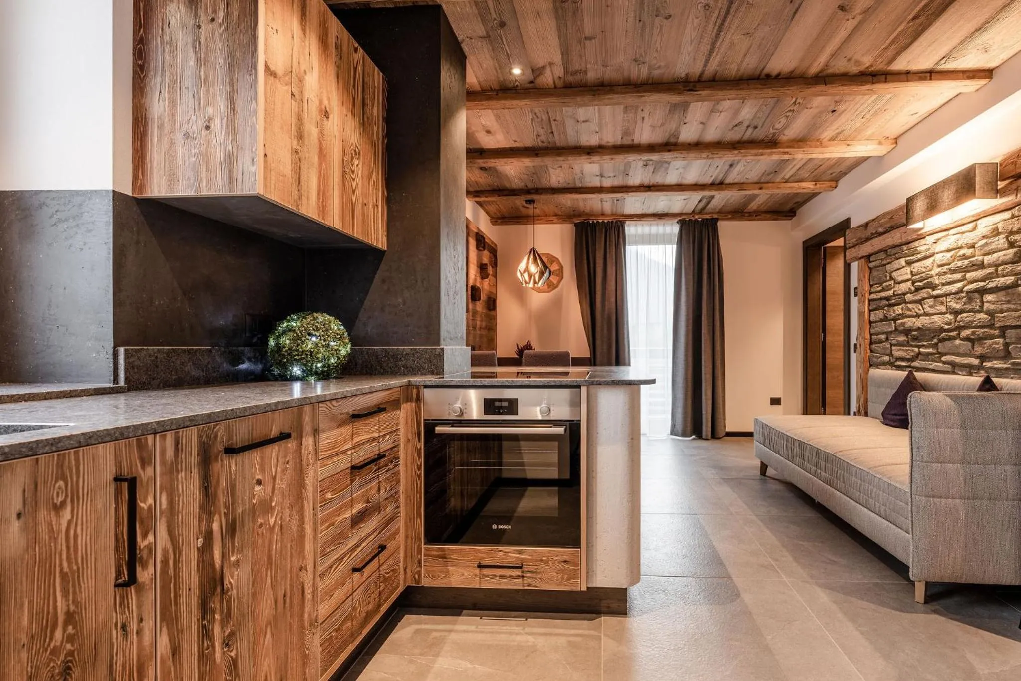 Kitchen or kitchenette in Nidaris - Luxury Private Spa Suites