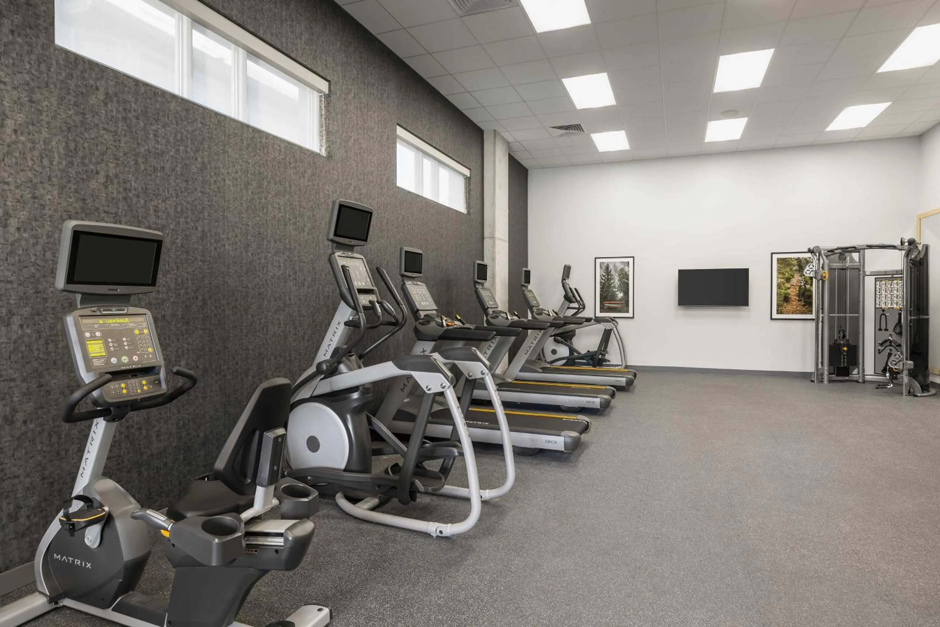 Fitness centre/facilities in TownePlace Suites By Marriott Rochester Mayo Clinic Area