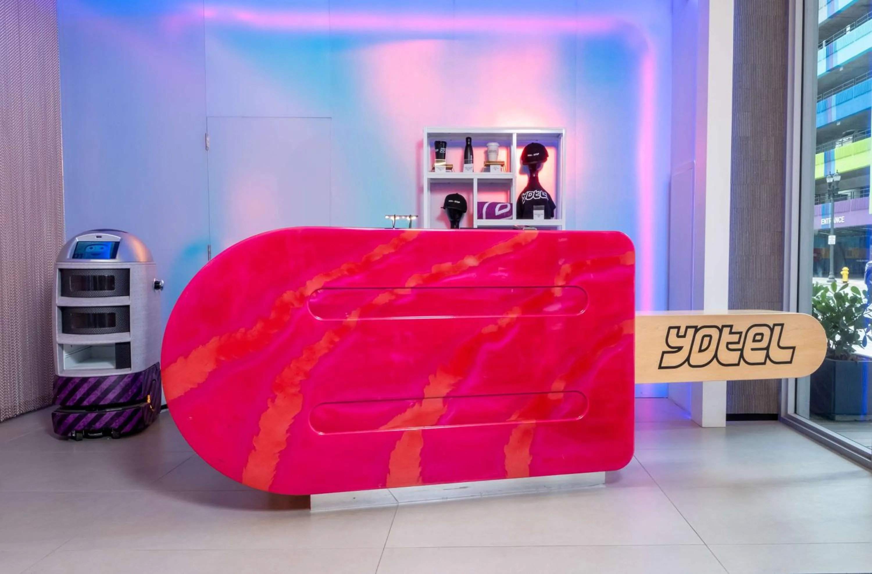 Lobby or reception in YOTEL Miami