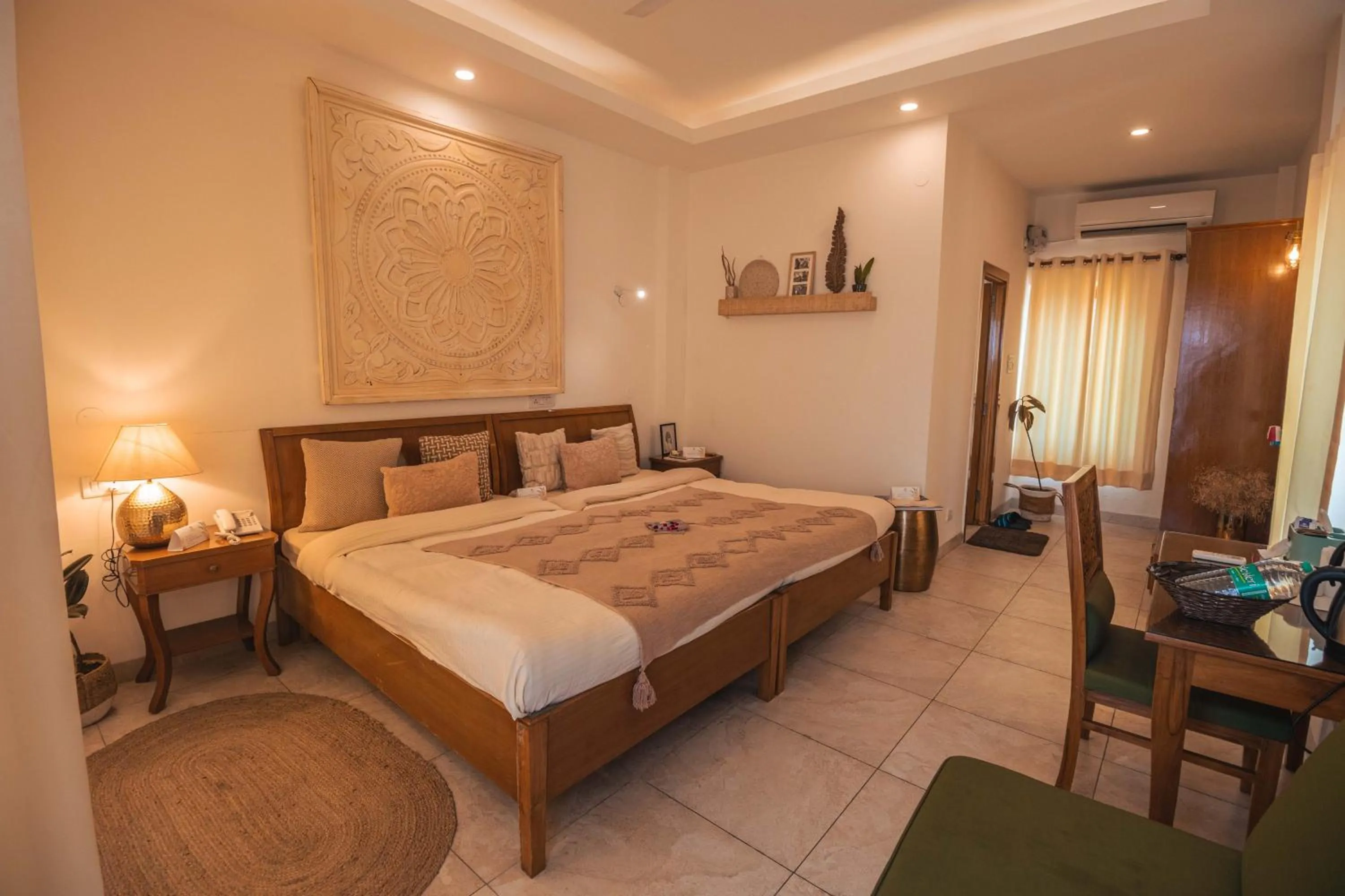 Photo of the whole room, Bed in Maharishi Ayurveda-Boutique Wellness Retreat