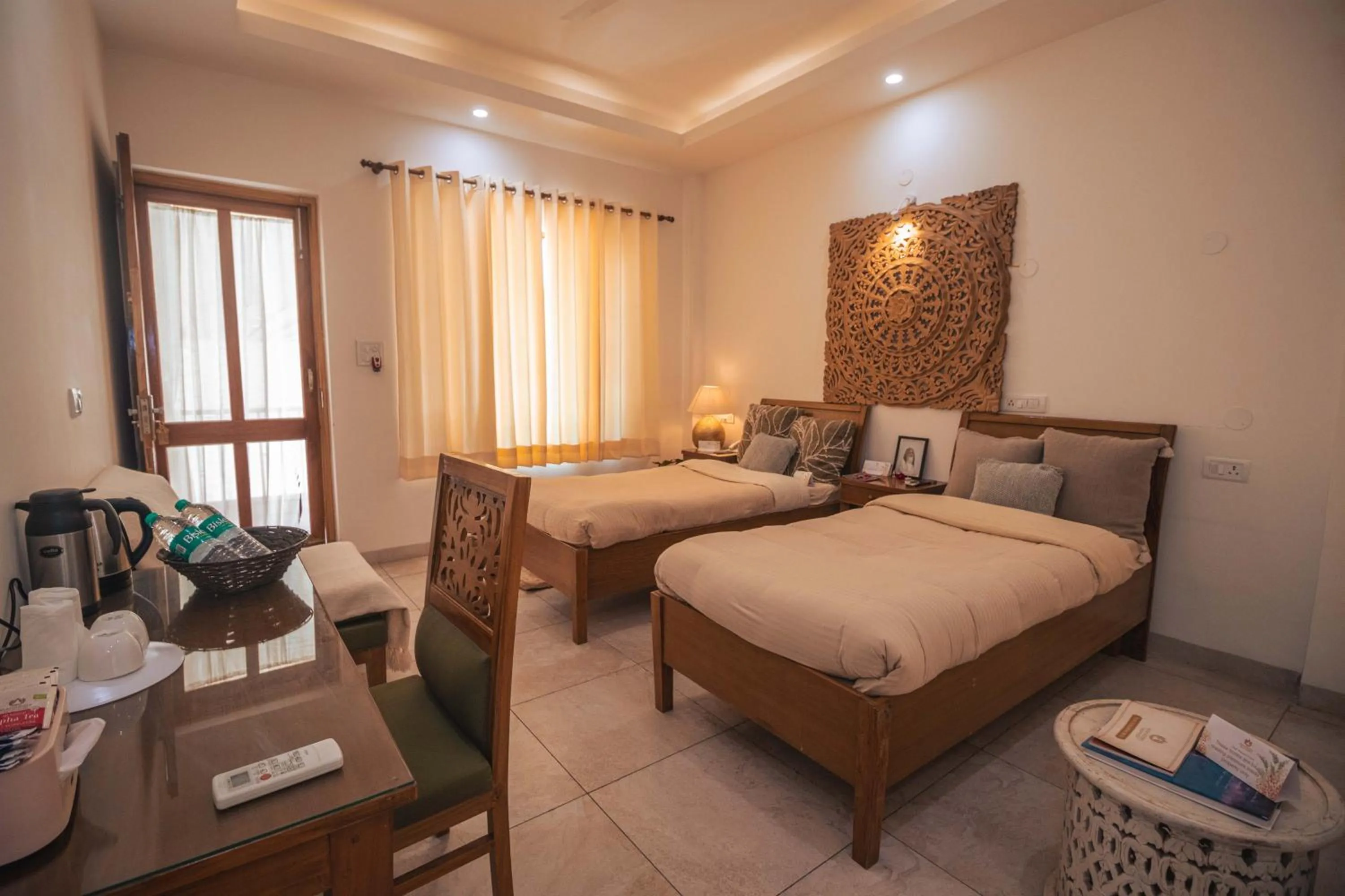 Photo of the whole room, Bed in Maharishi Ayurveda-Boutique Wellness Retreat