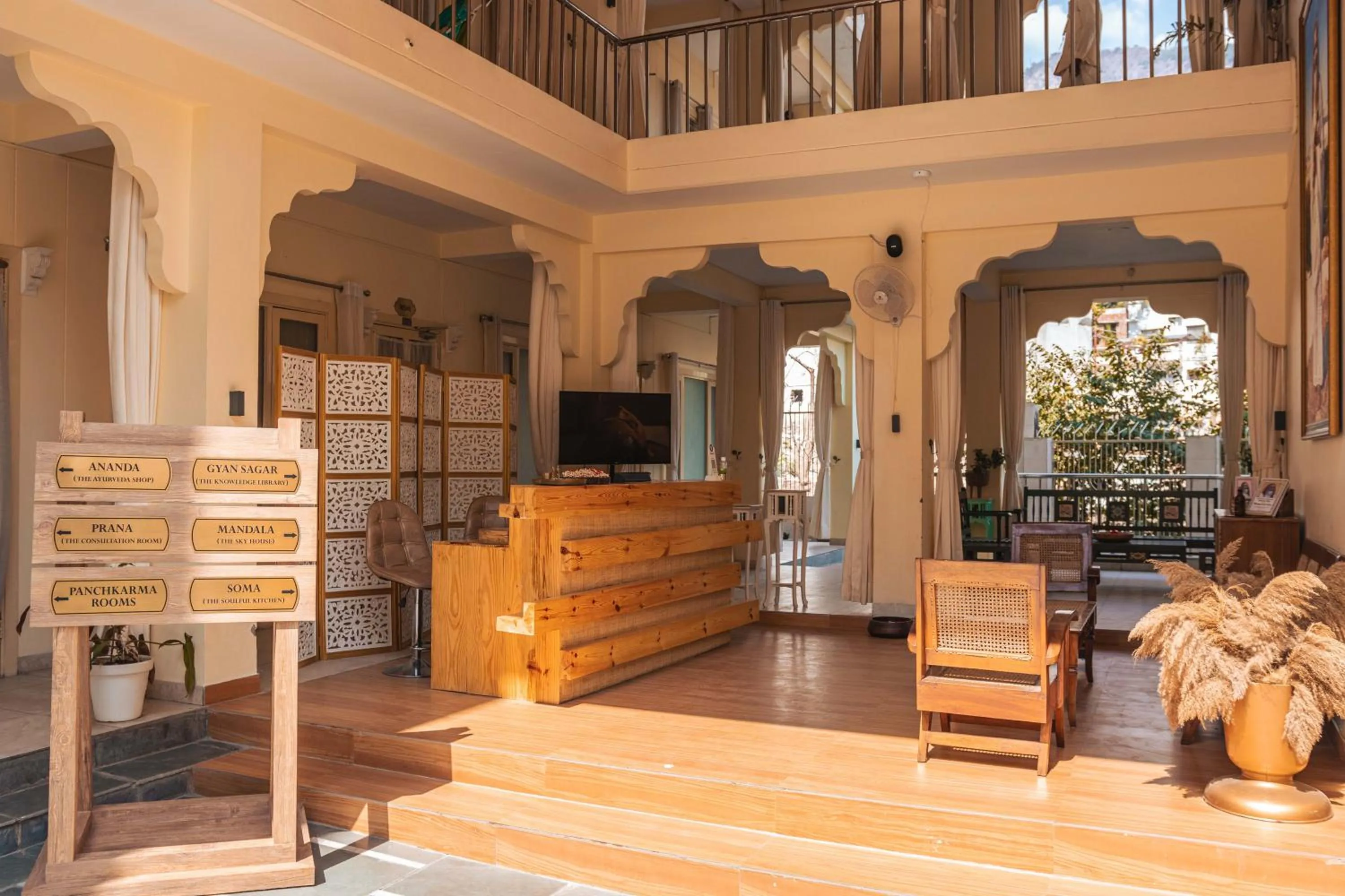 Lobby or reception in Maharishi Ayurveda-Boutique Wellness Retreat