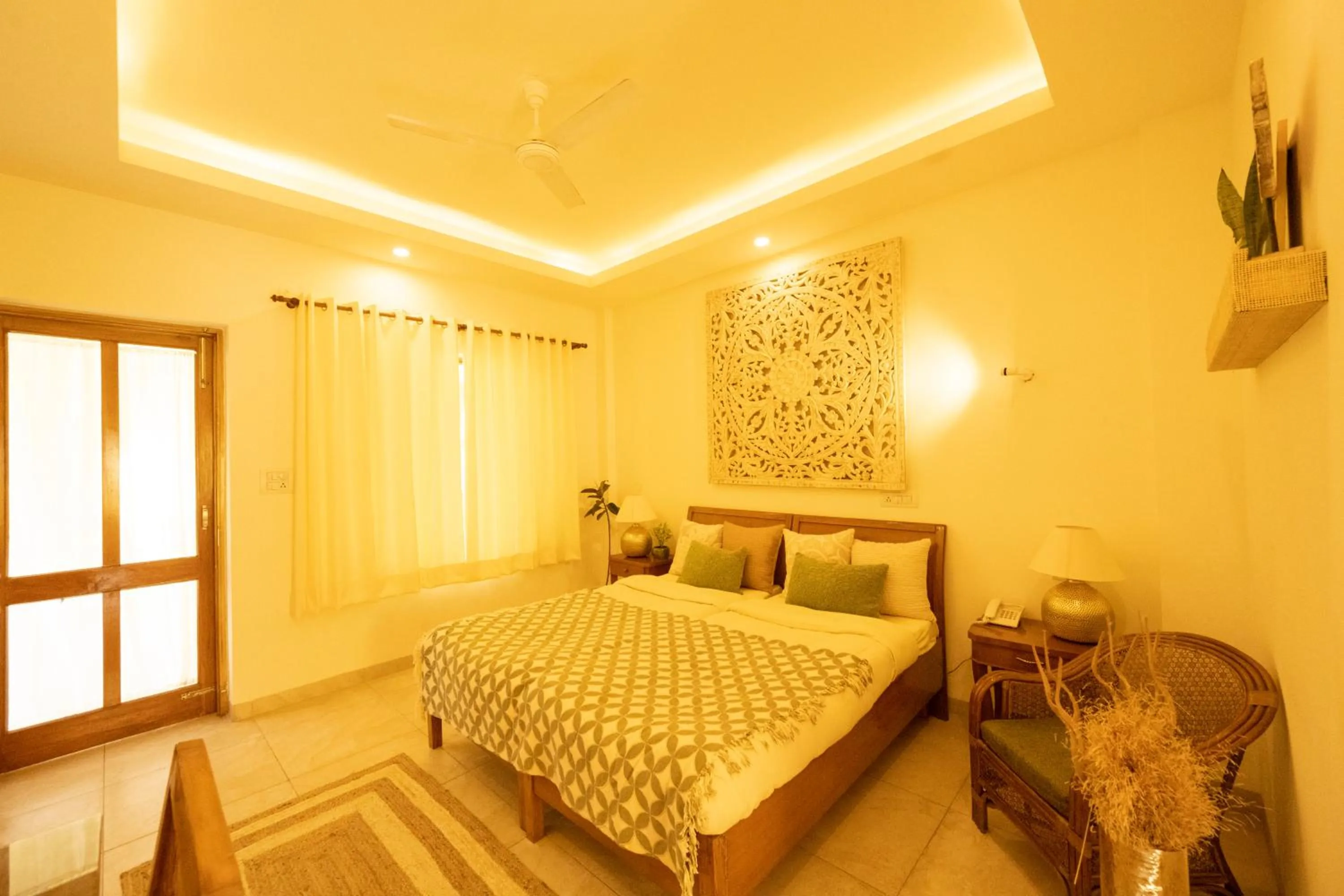 Bed in Maharishi Ayurveda-Boutique Wellness Retreat