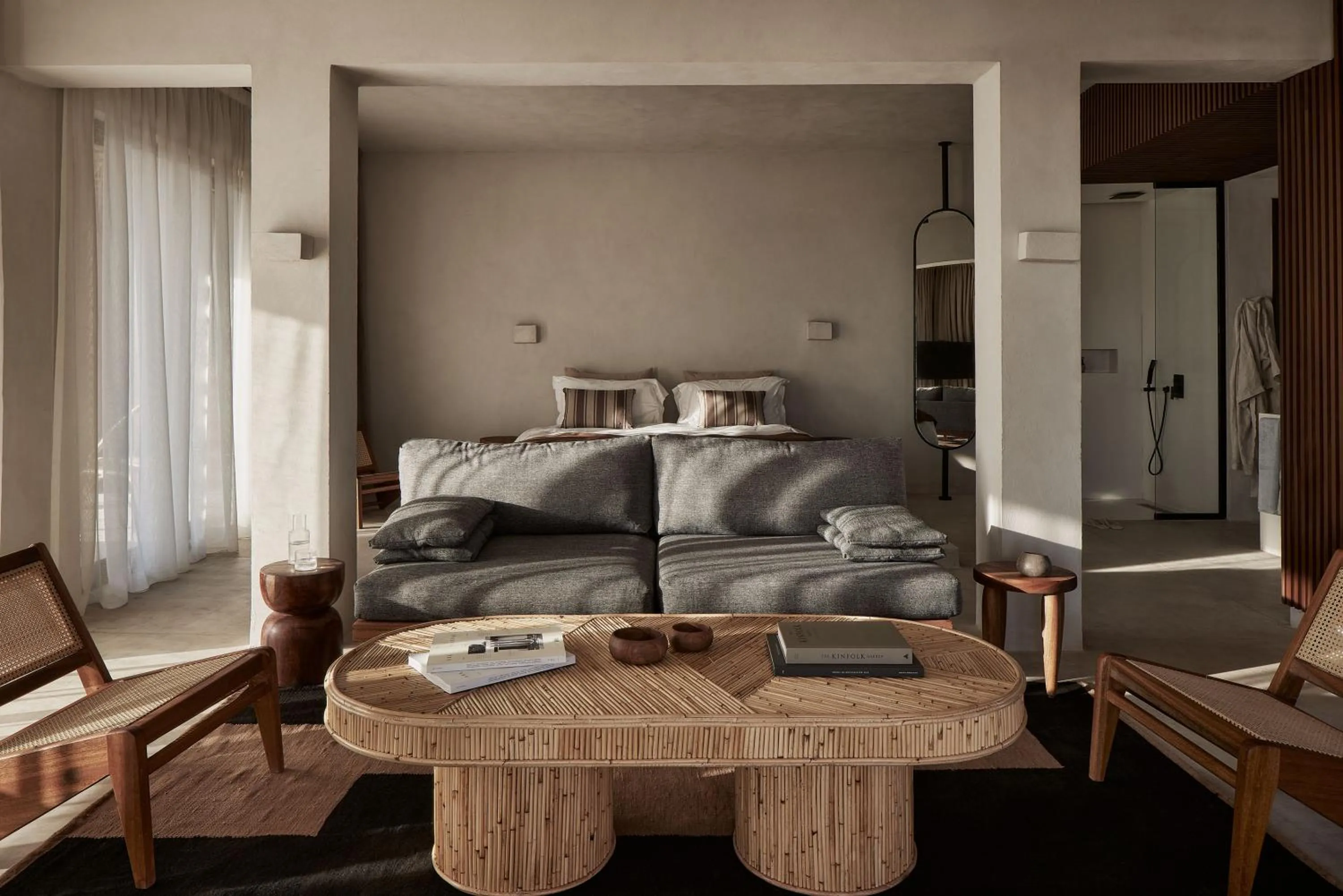 Living room, Bed in Casa Cook North Coast - Adults Only