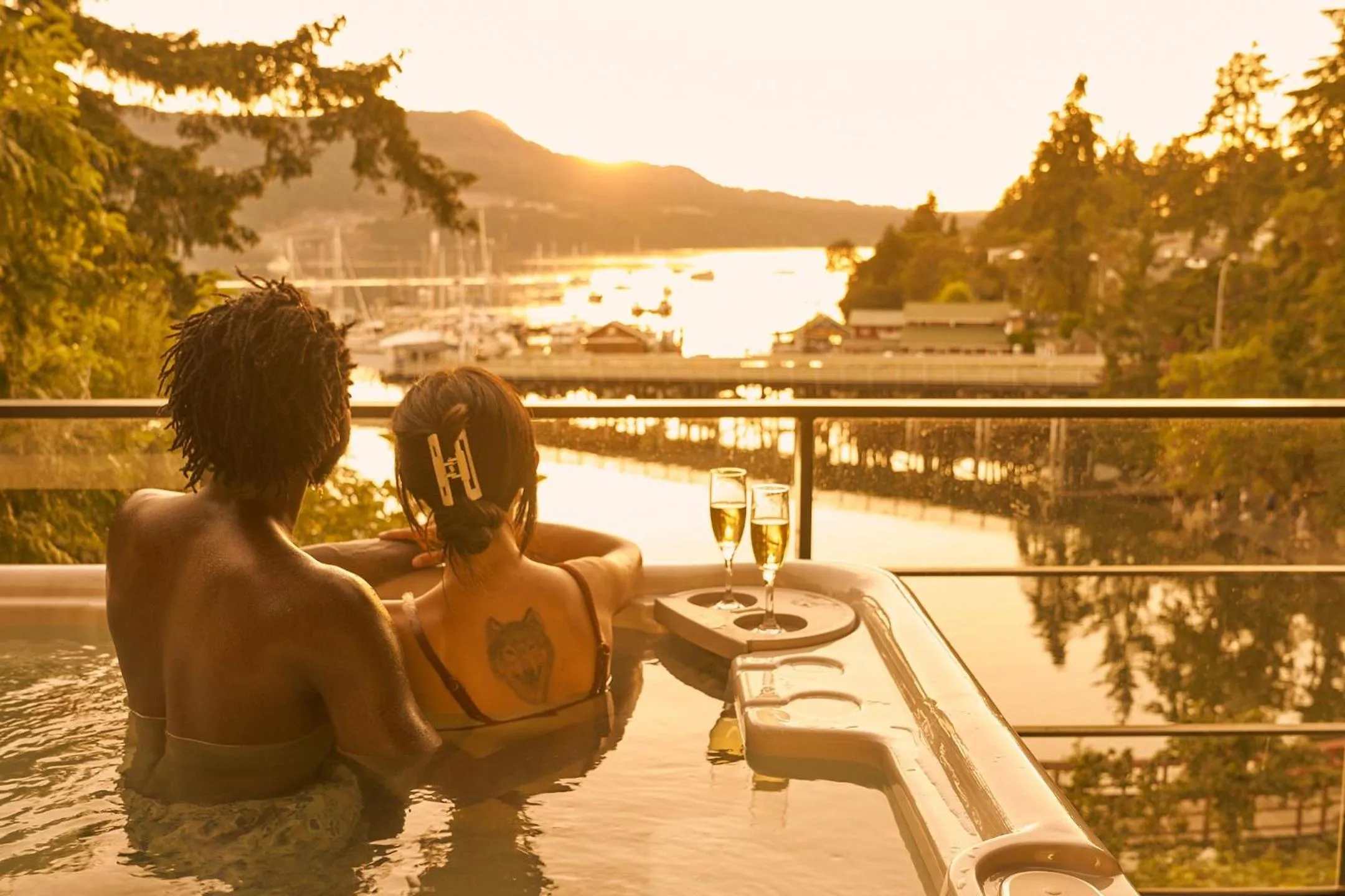 Hot Tub in Brentwood Bay Resort & Spa