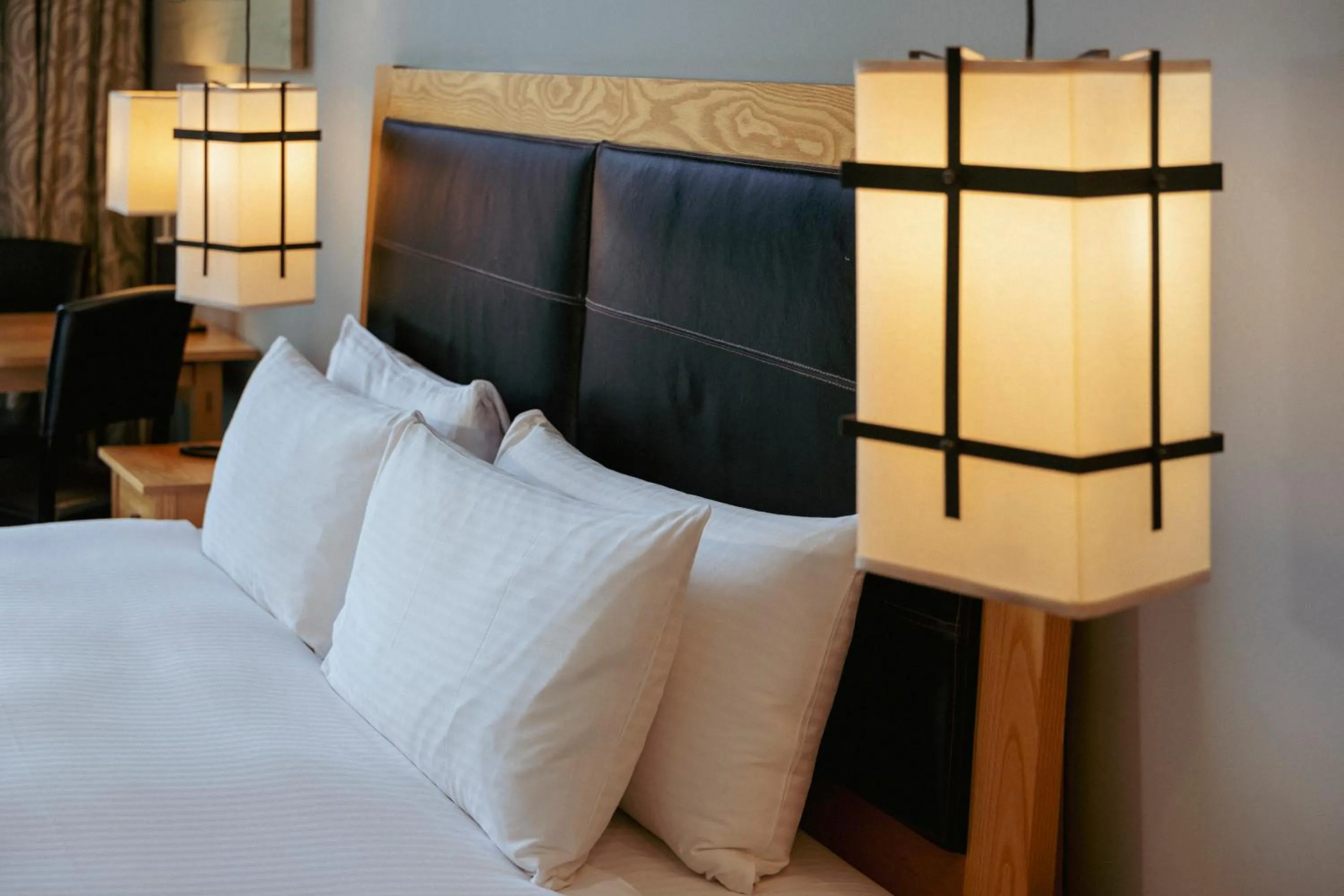 Bed in Brentwood Bay Resort & Spa