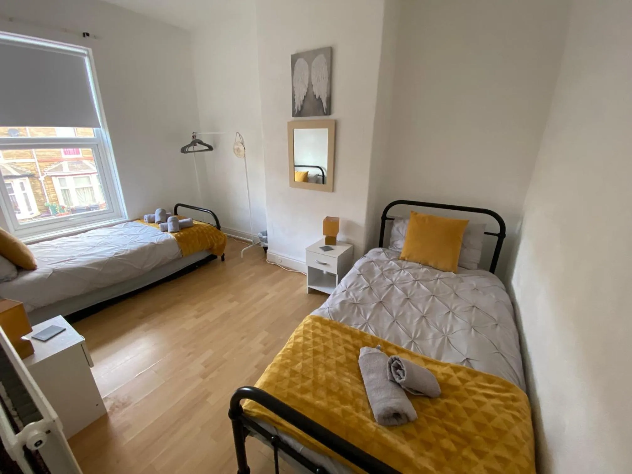 Bedroom in Blackpool Abode - Seaside Cove