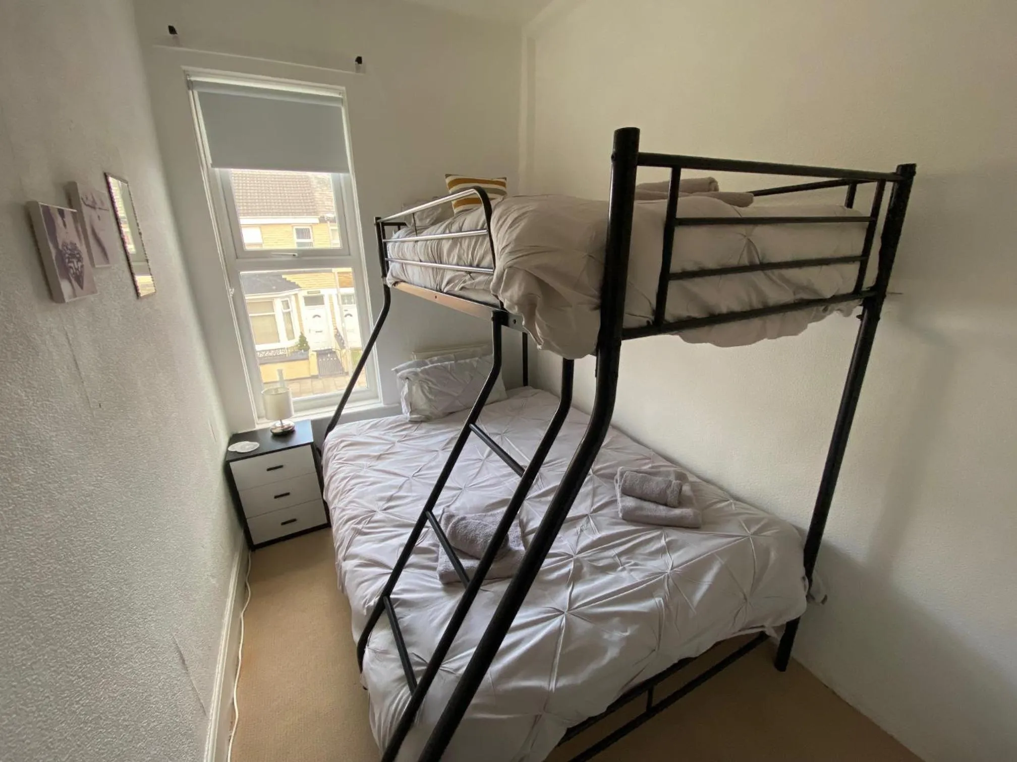 Bedroom in Blackpool Abode - Seaside Cove