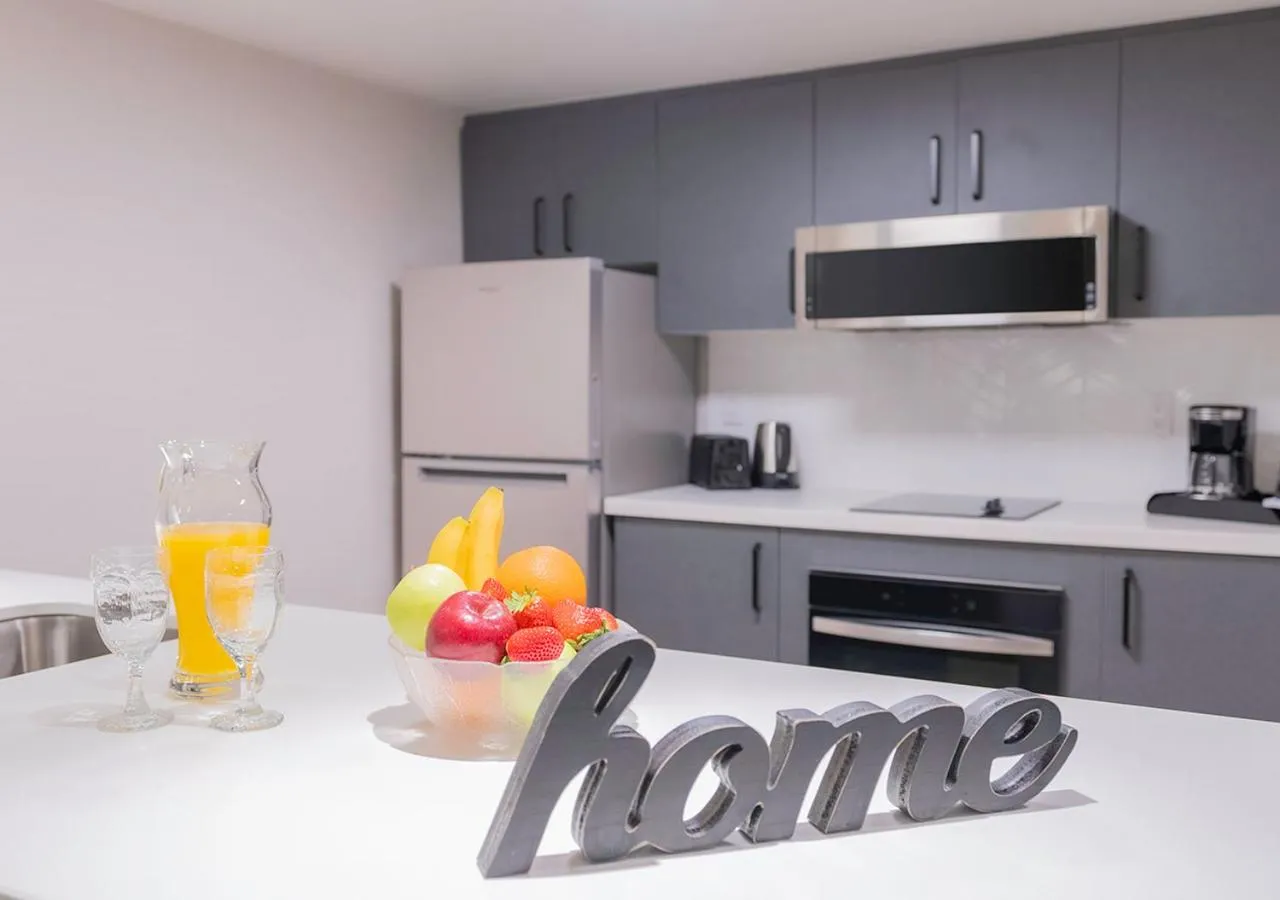 Kitchen or kitchenette in Les Suites Hotel Ottawa