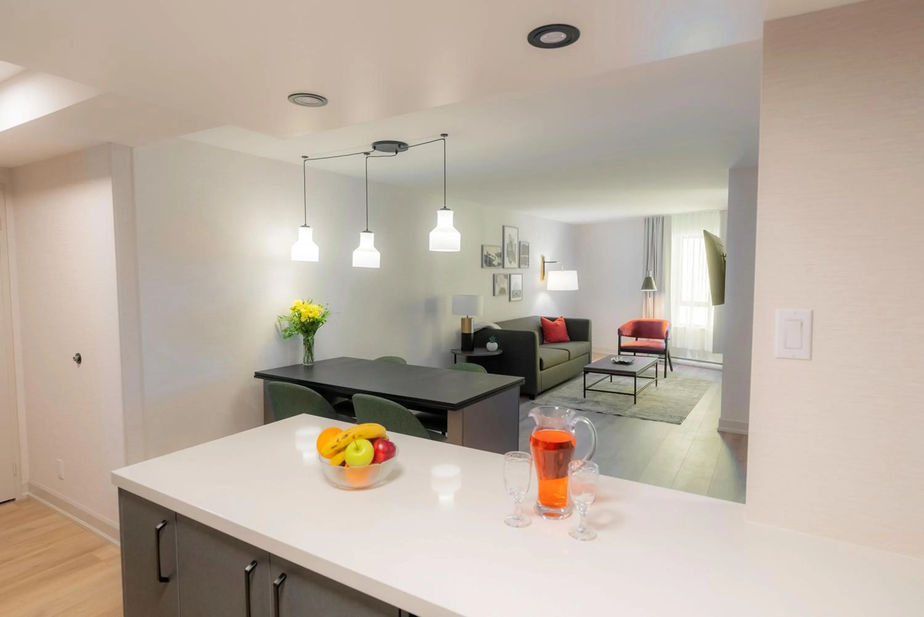 Living room in Les Suites Hotel Ottawa