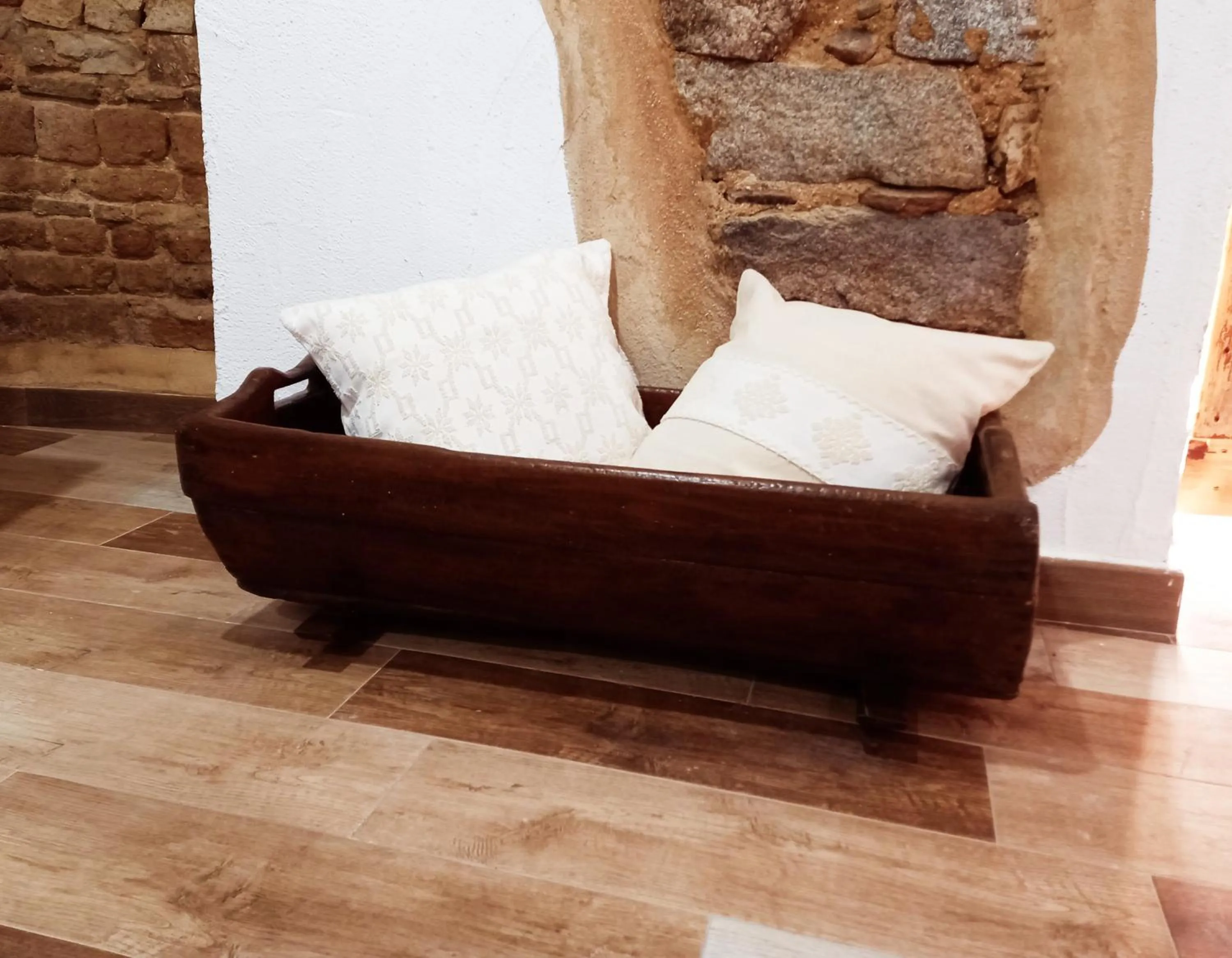 Bed in B&B Santu Giuvanni "Un tuffo nel passato Fonnese"