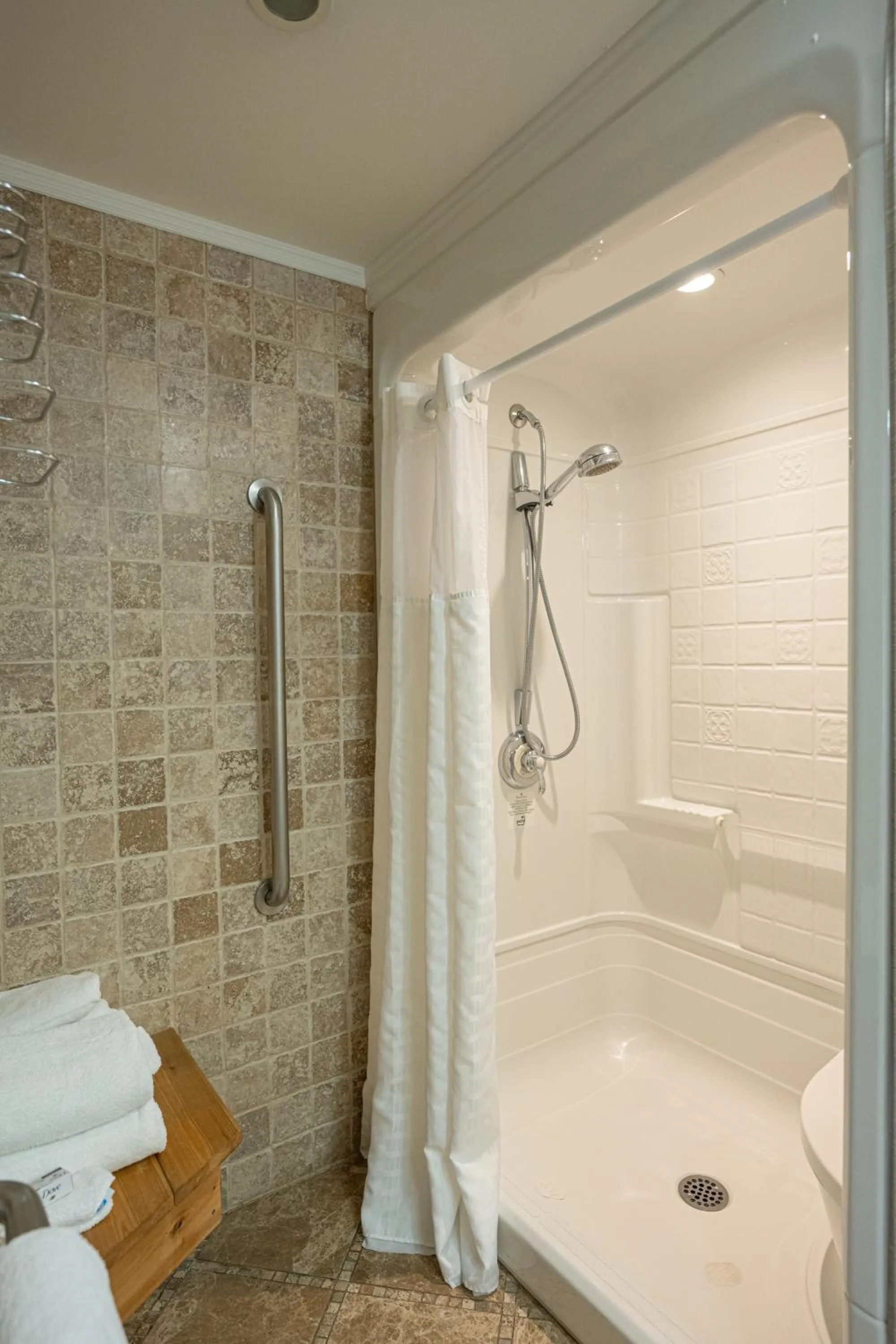 Shower in Ramada by Wyndham Ottawa On The Rideau