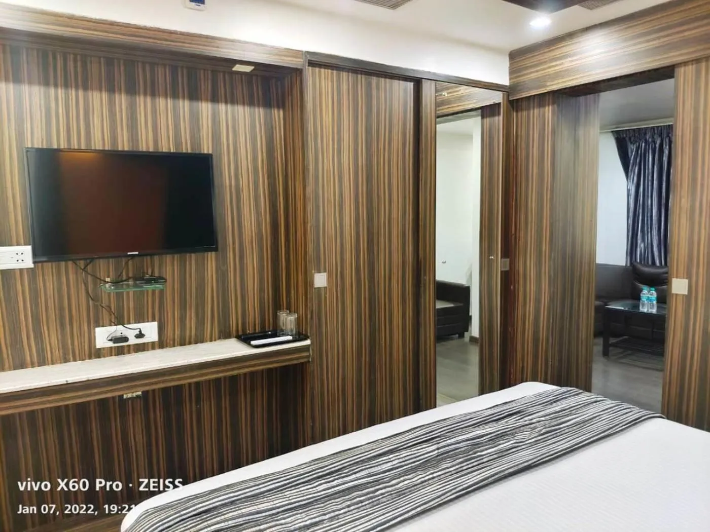 Bed in Hotel M Grand