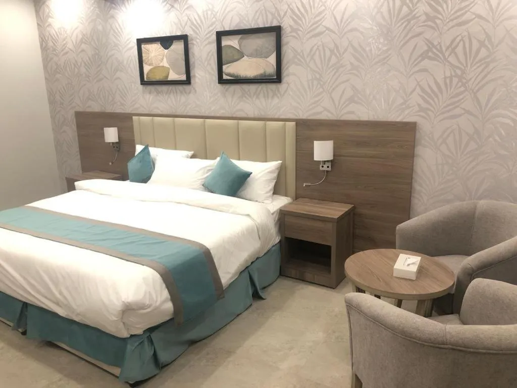 Bed in Al-Haramain Family Apartments