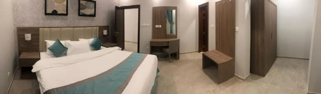 Bed in Al-Haramain Family Apartments