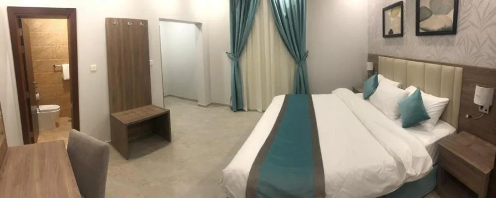 Bed in Al-Haramain Family Apartments