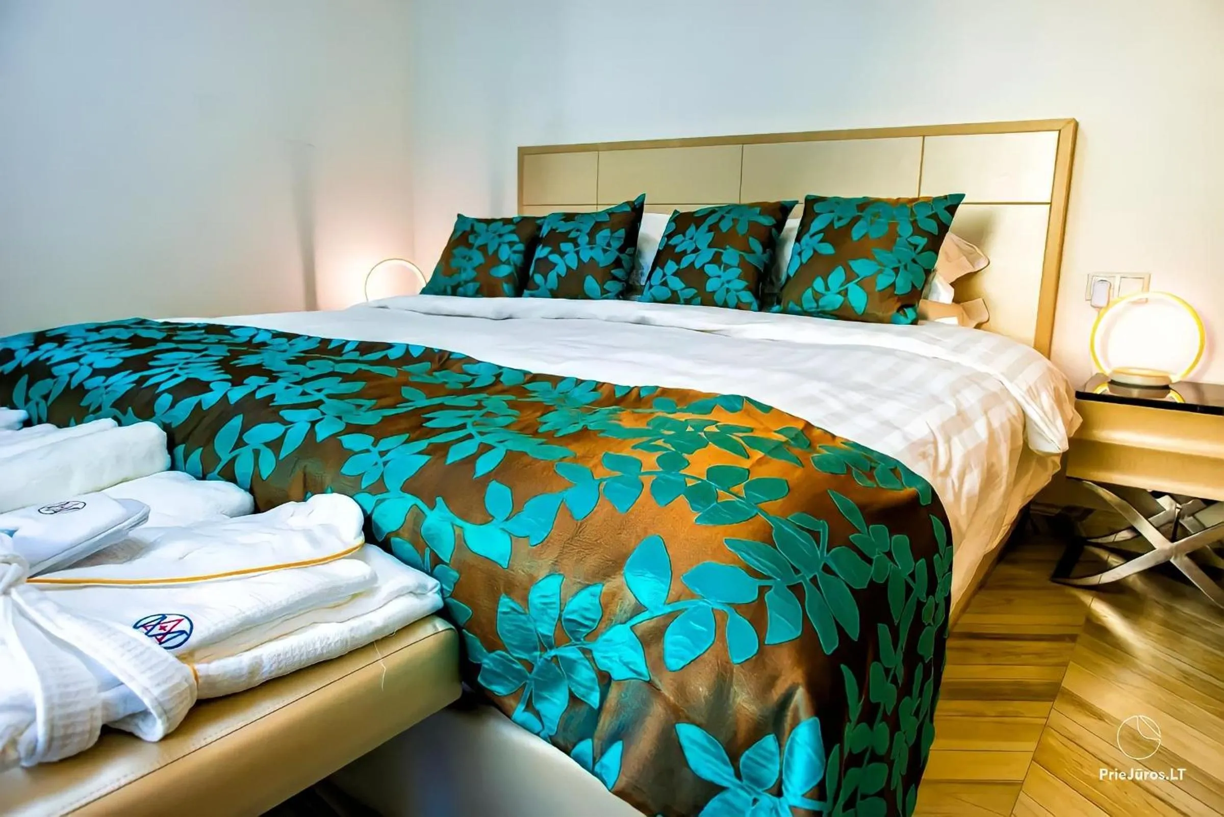 Bed in AVE MEDICA Apartments & SPA