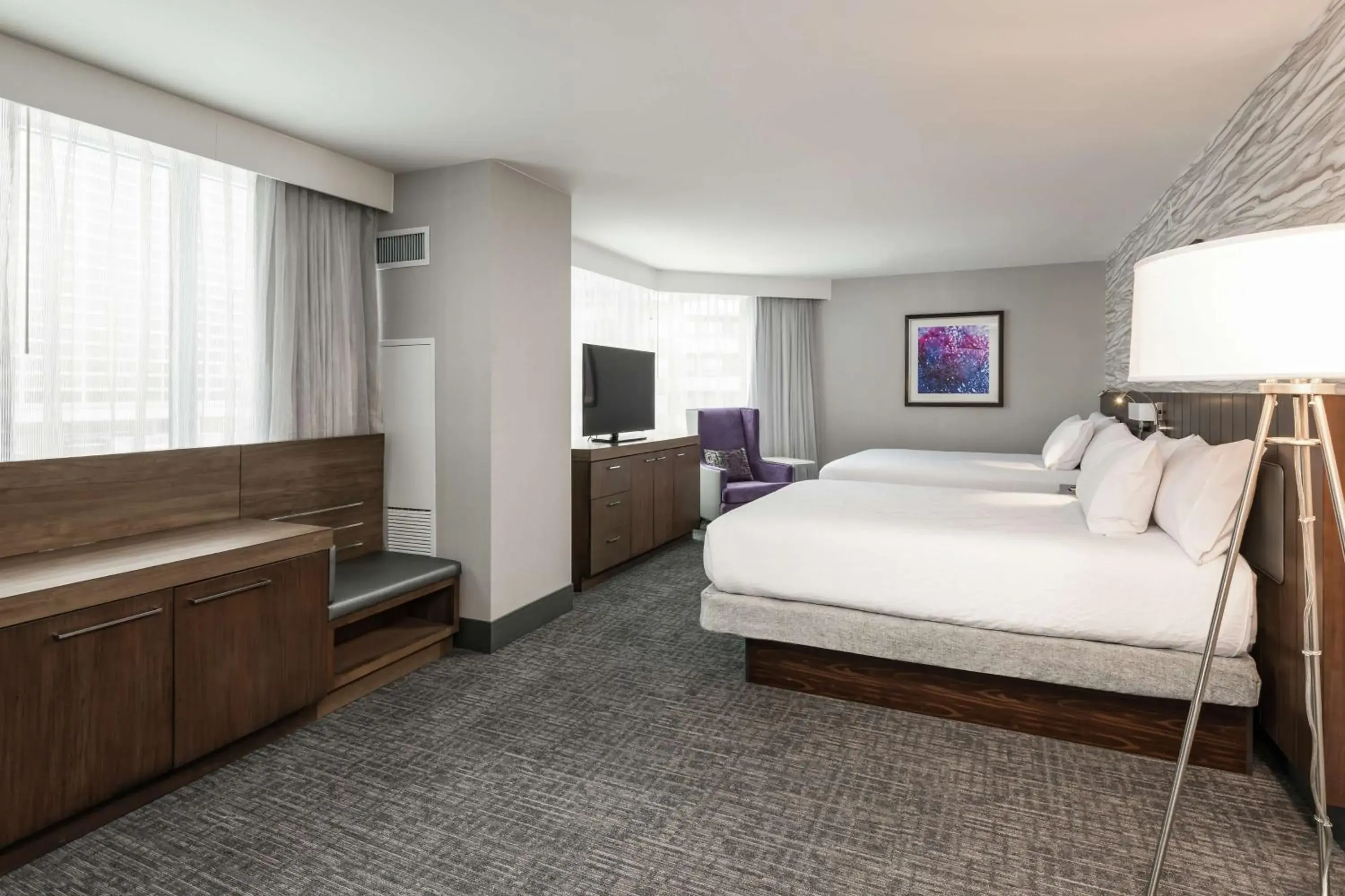 Deluxe Queen Room with Two Queen Beds - Non-Smoking in Hilton Garden Inn Ottawa Downtown Deluxe Queen Room with Two Queen Beds - Non-Smoking in Hilton Garden Inn Ottawa Downtown