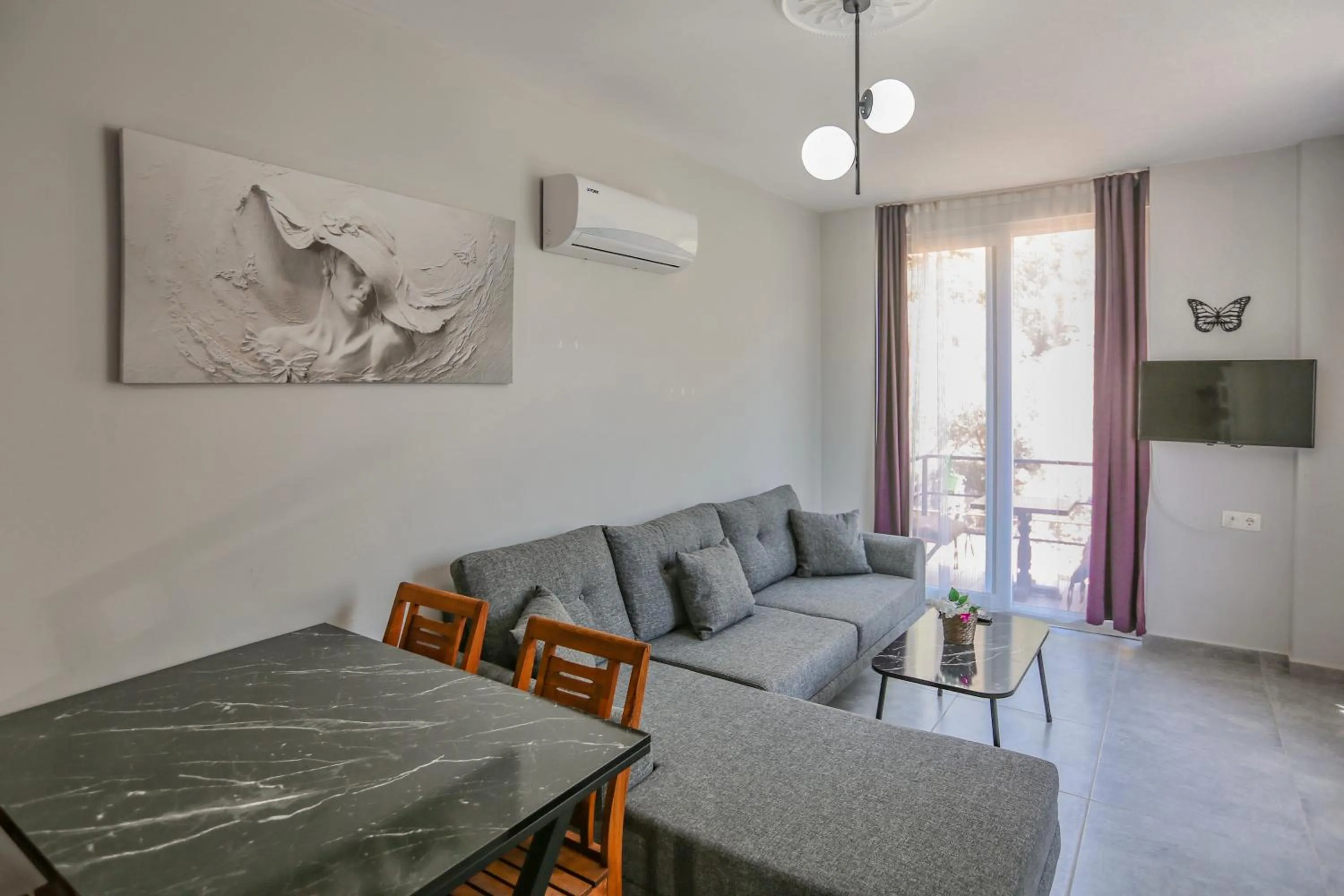 Living room in Just Dream Suites