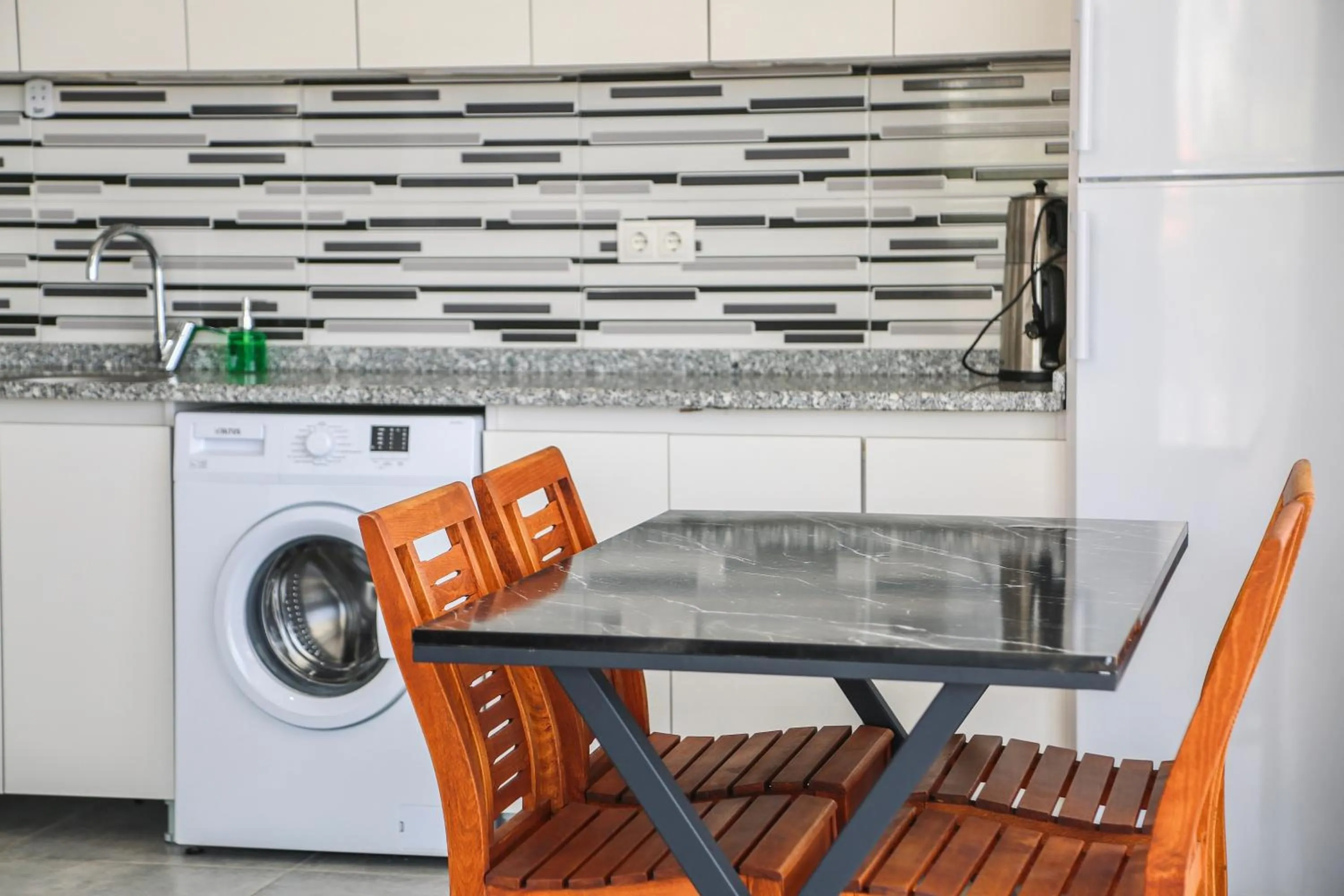 Kitchen or kitchenette in Just Dream Suites