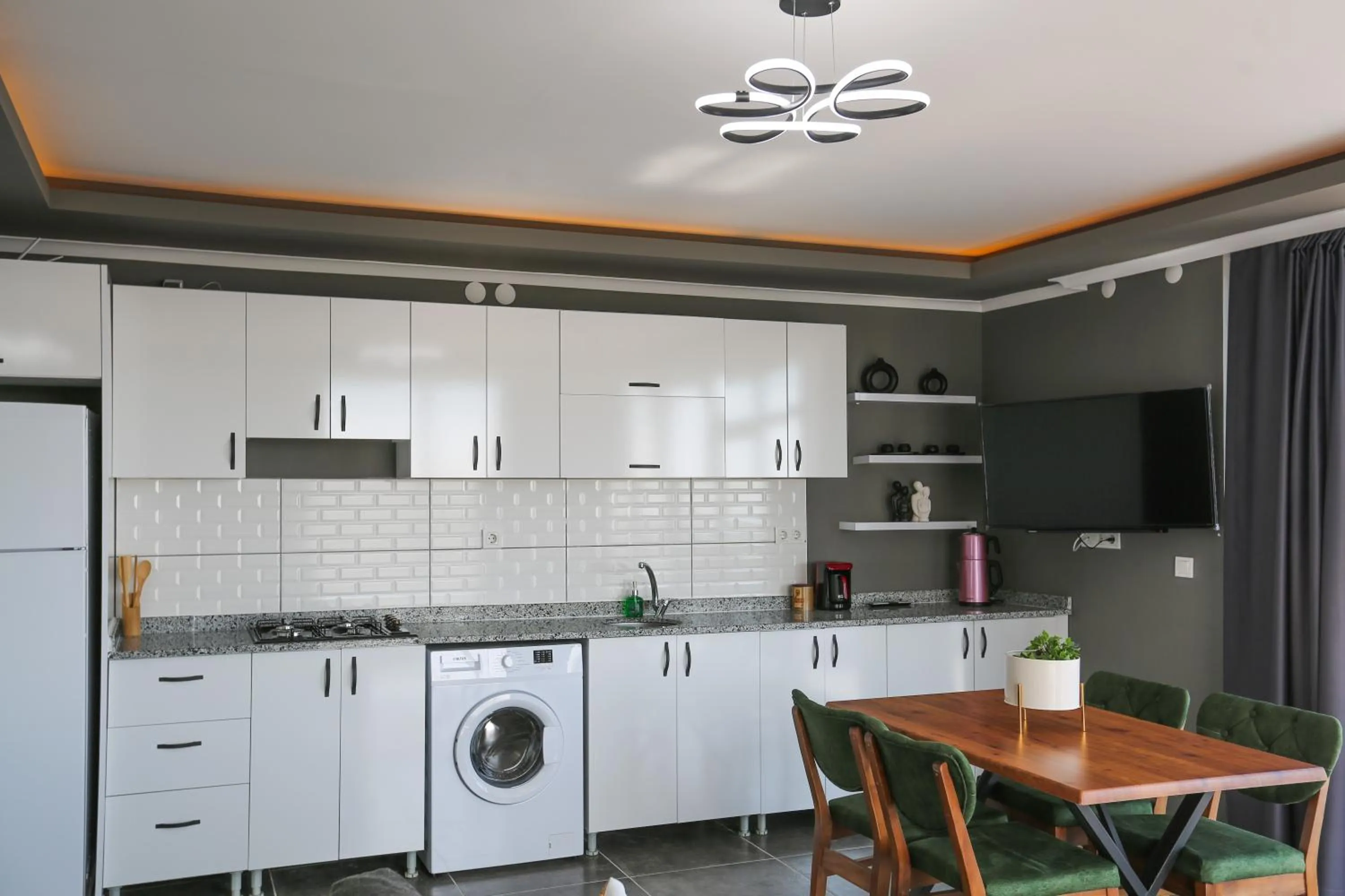 Dining area in Just Dream Suites