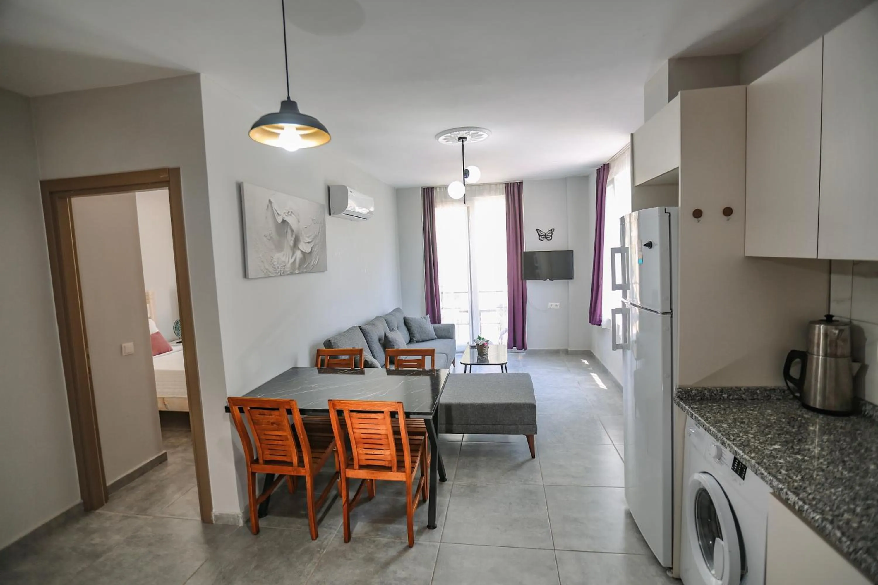 Kitchen or kitchenette in Just Dream Suites