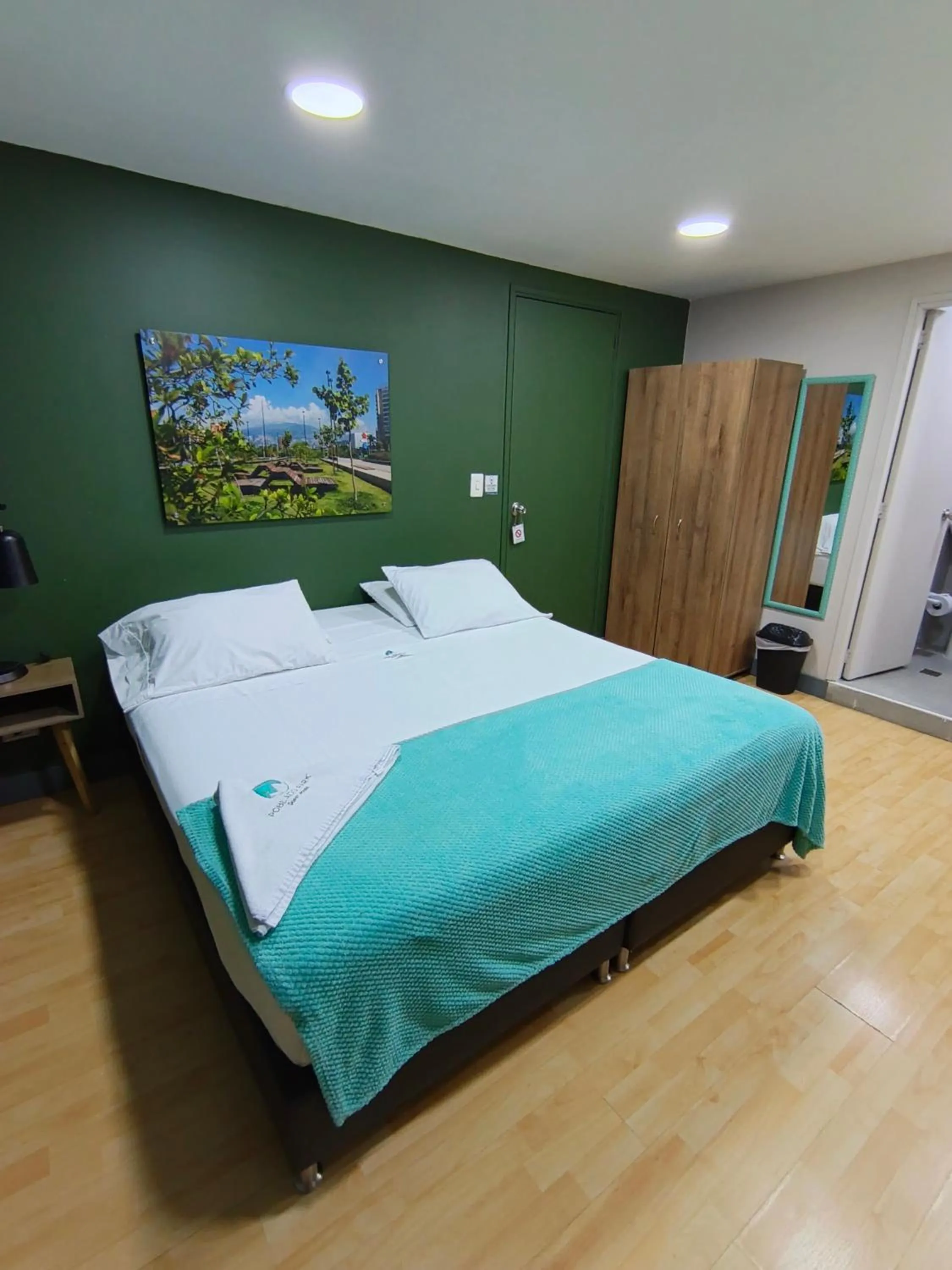 Bedroom, Bed in Poblado Park Guest House